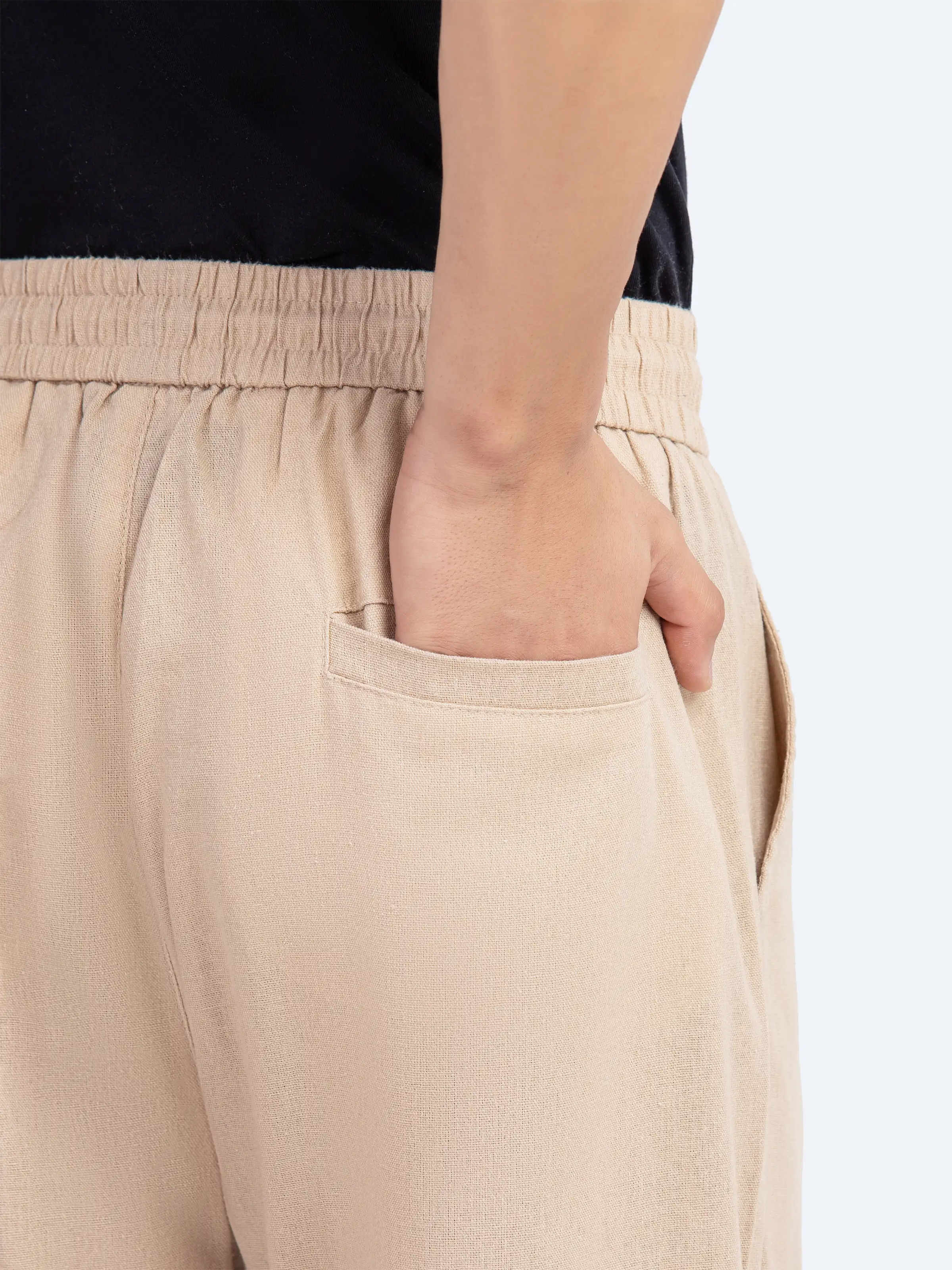 Cotton Linen Trousers - Image 25