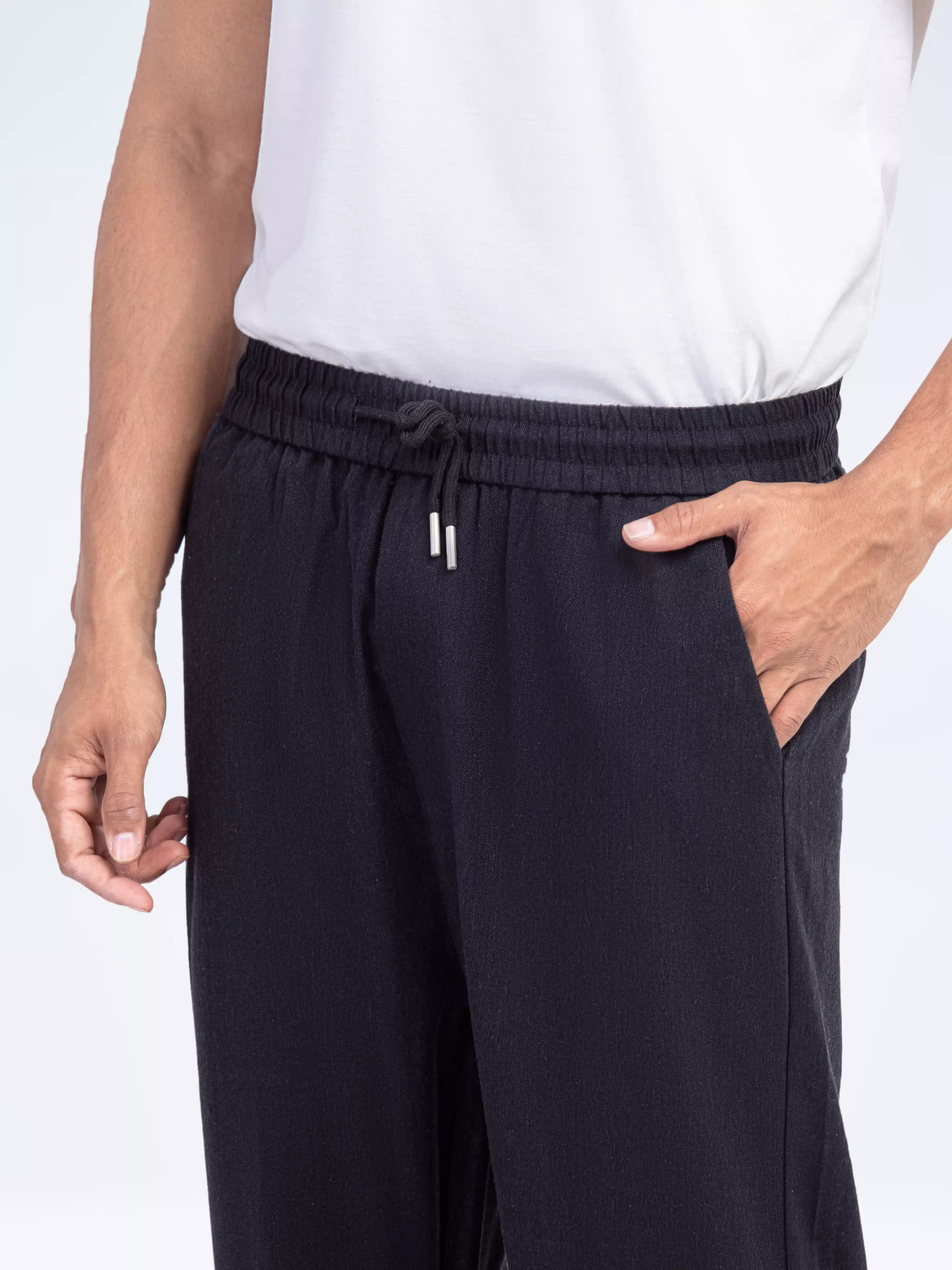 Cotton Linen Trousers - Image 29
