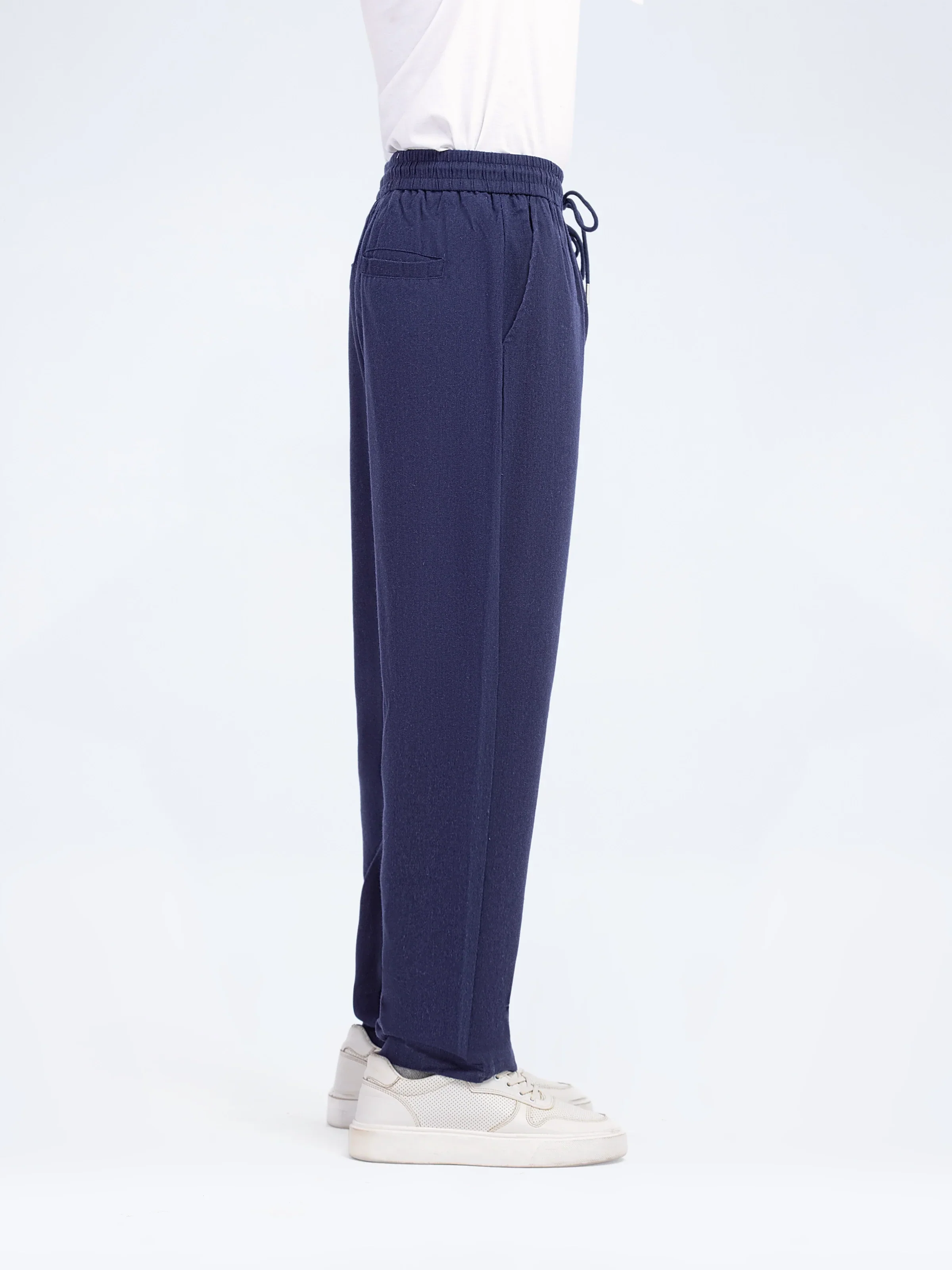 Cotton Linen Trousers - Image 7