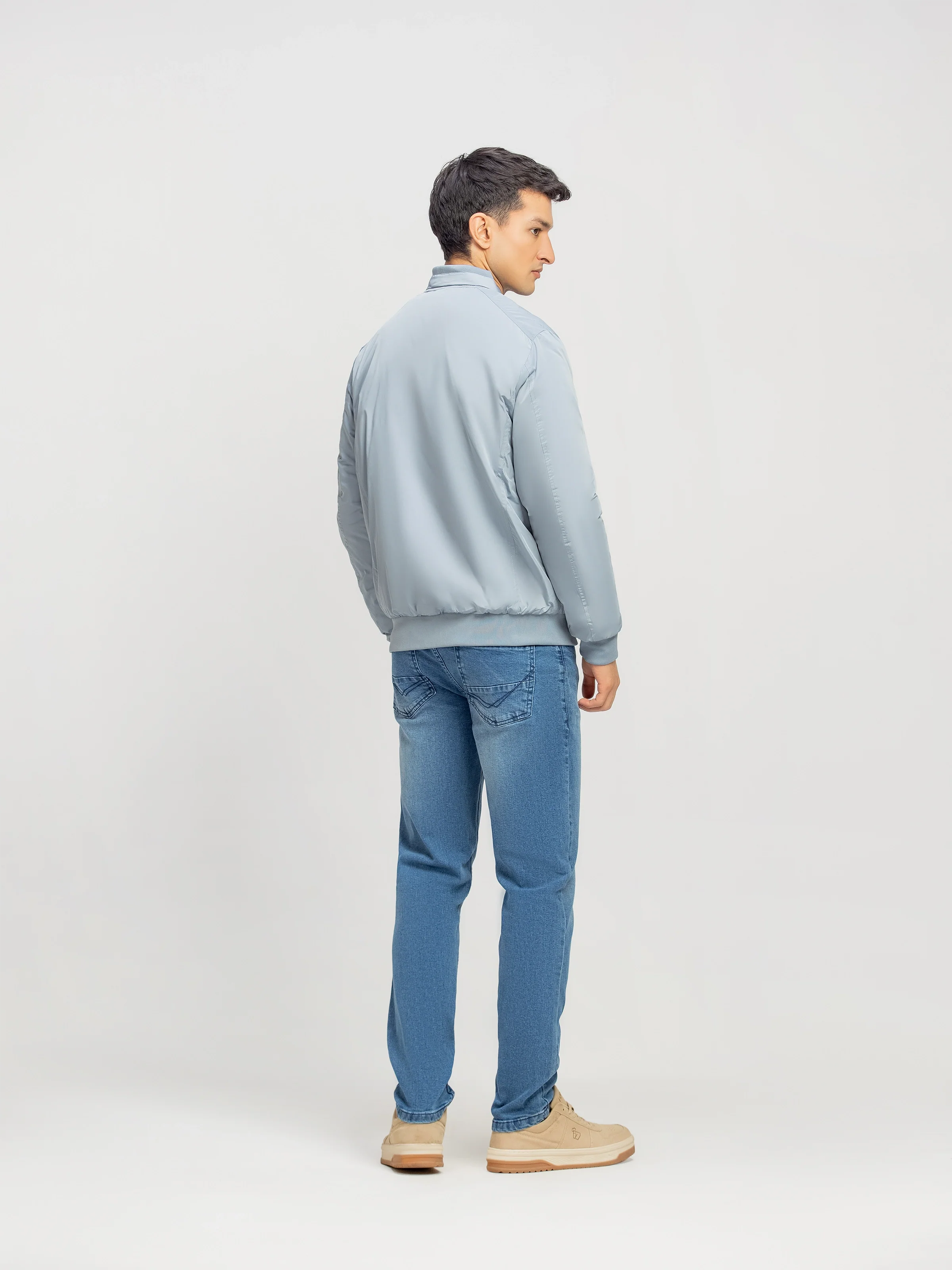 Double Collar Poly Jacket - FMTJP5-016 - Image 7