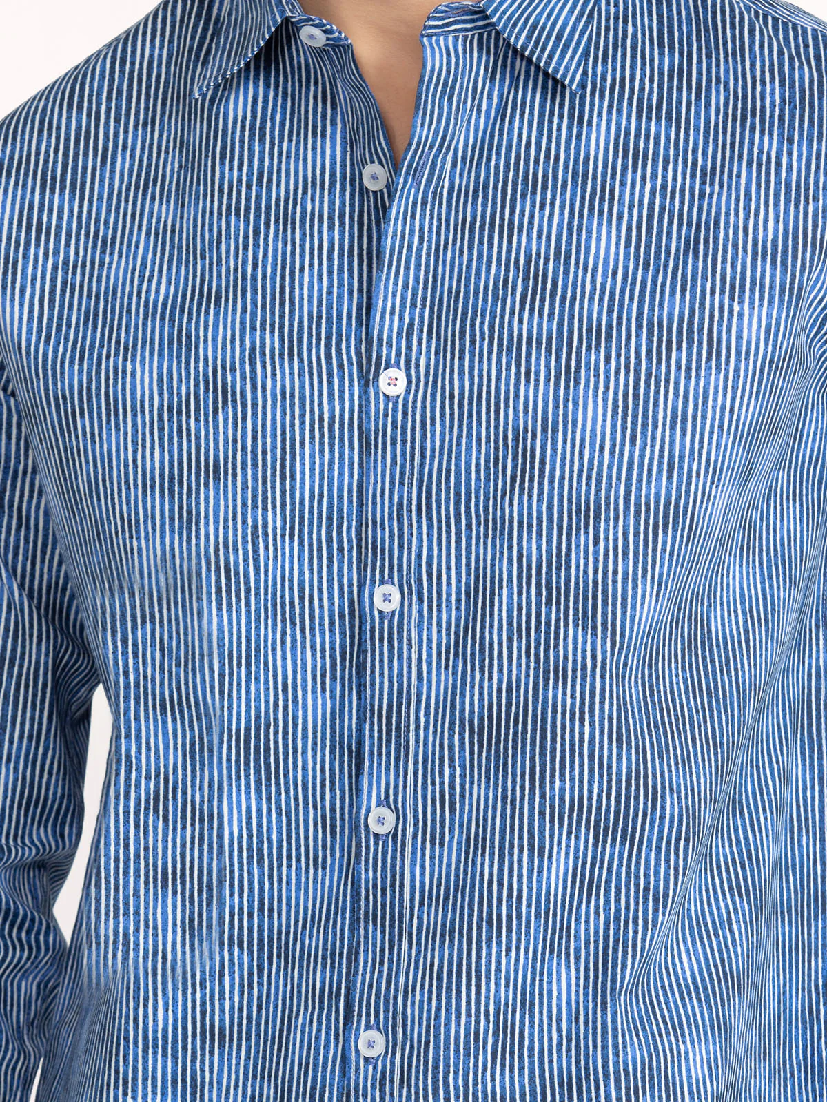 Striped Full Sleeves Shirt - FMTS24-32087 - Image 4