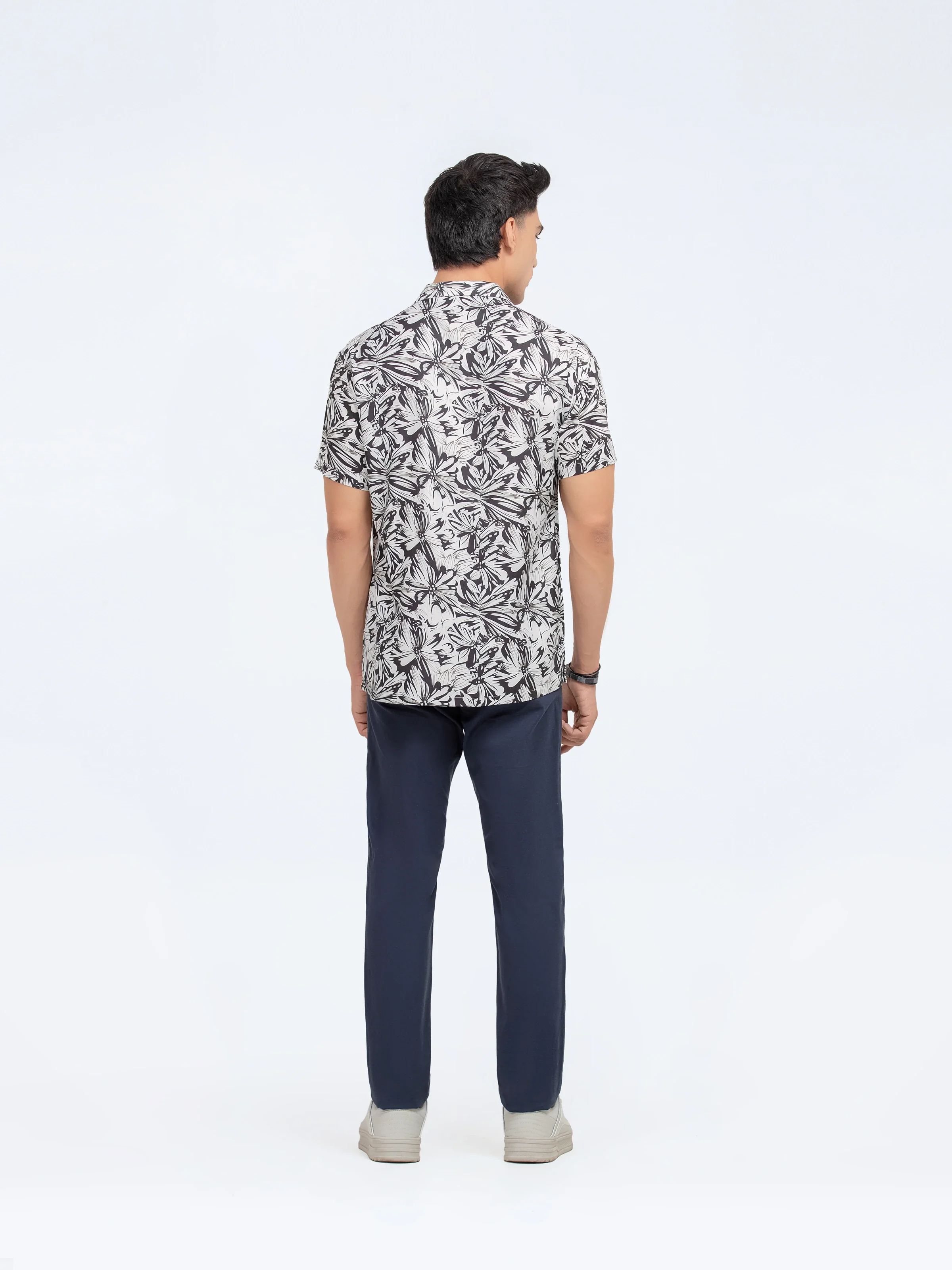 Smart Fit Hawaiian Shirt - FMTS24-32069 - Image 5