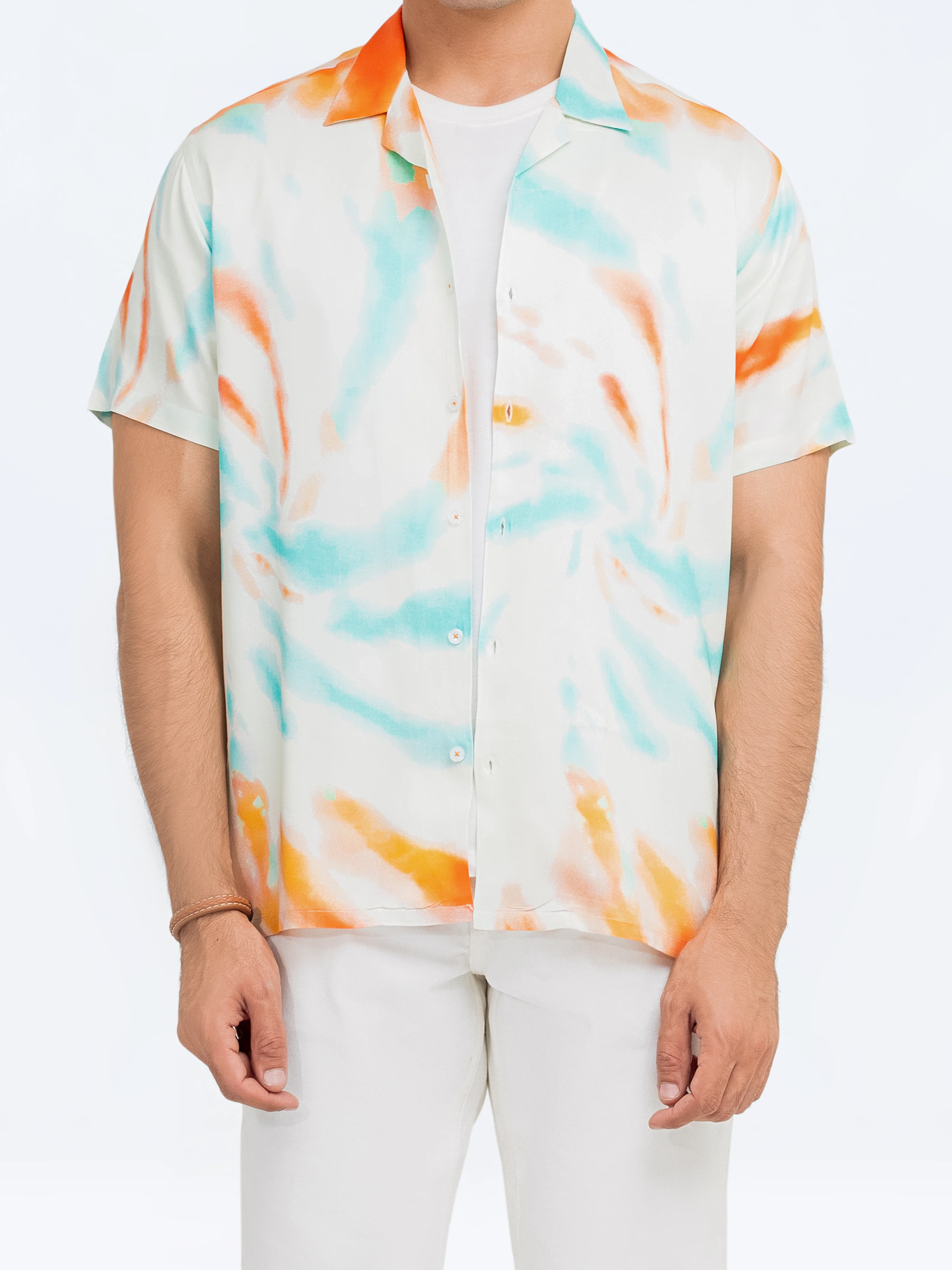 Smart Fit Hawaiian Shirt - FMTS24-32081 - Image 3