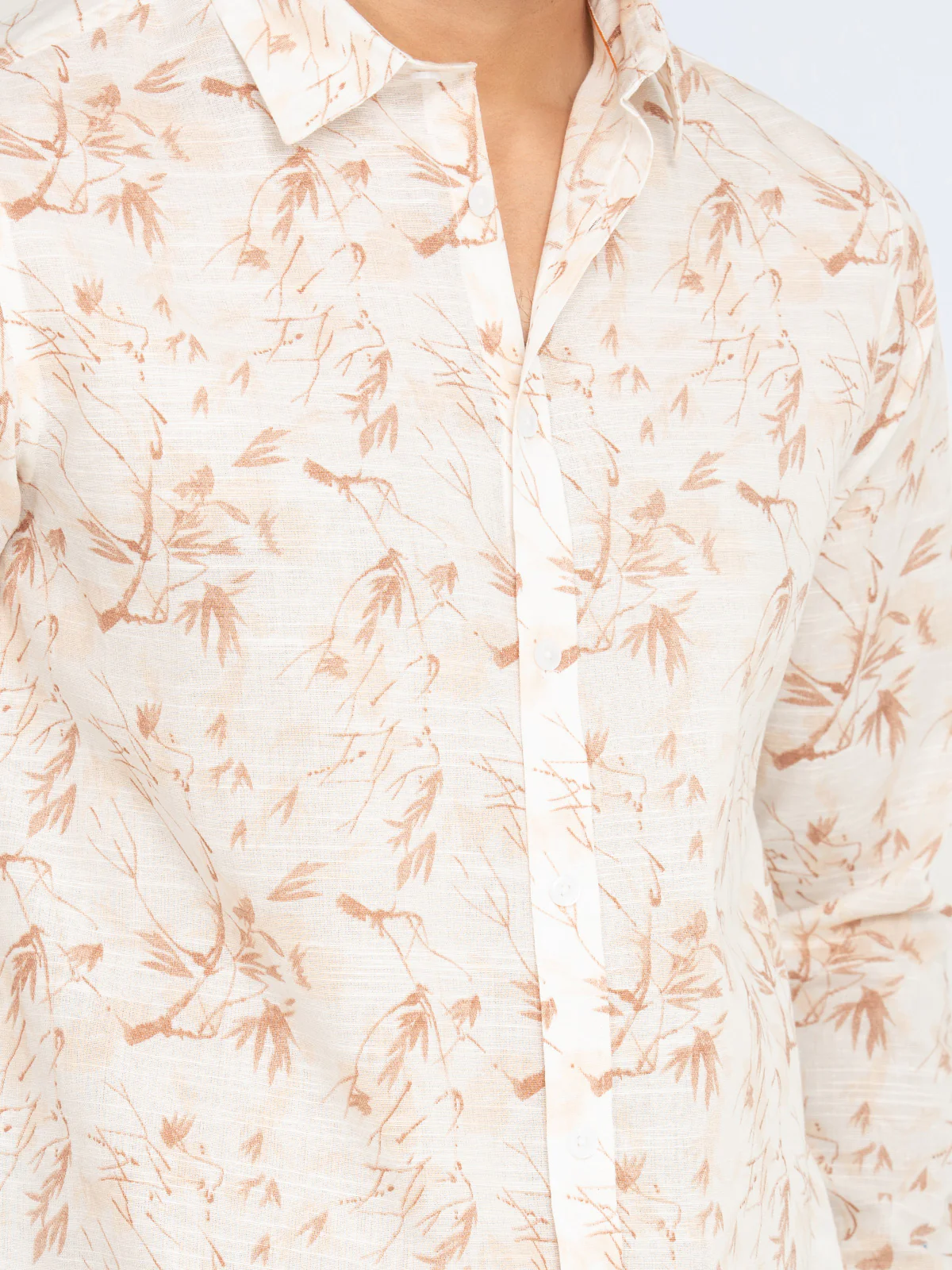 Leaf Print Shirt - FMTS23-32048 - Image 4