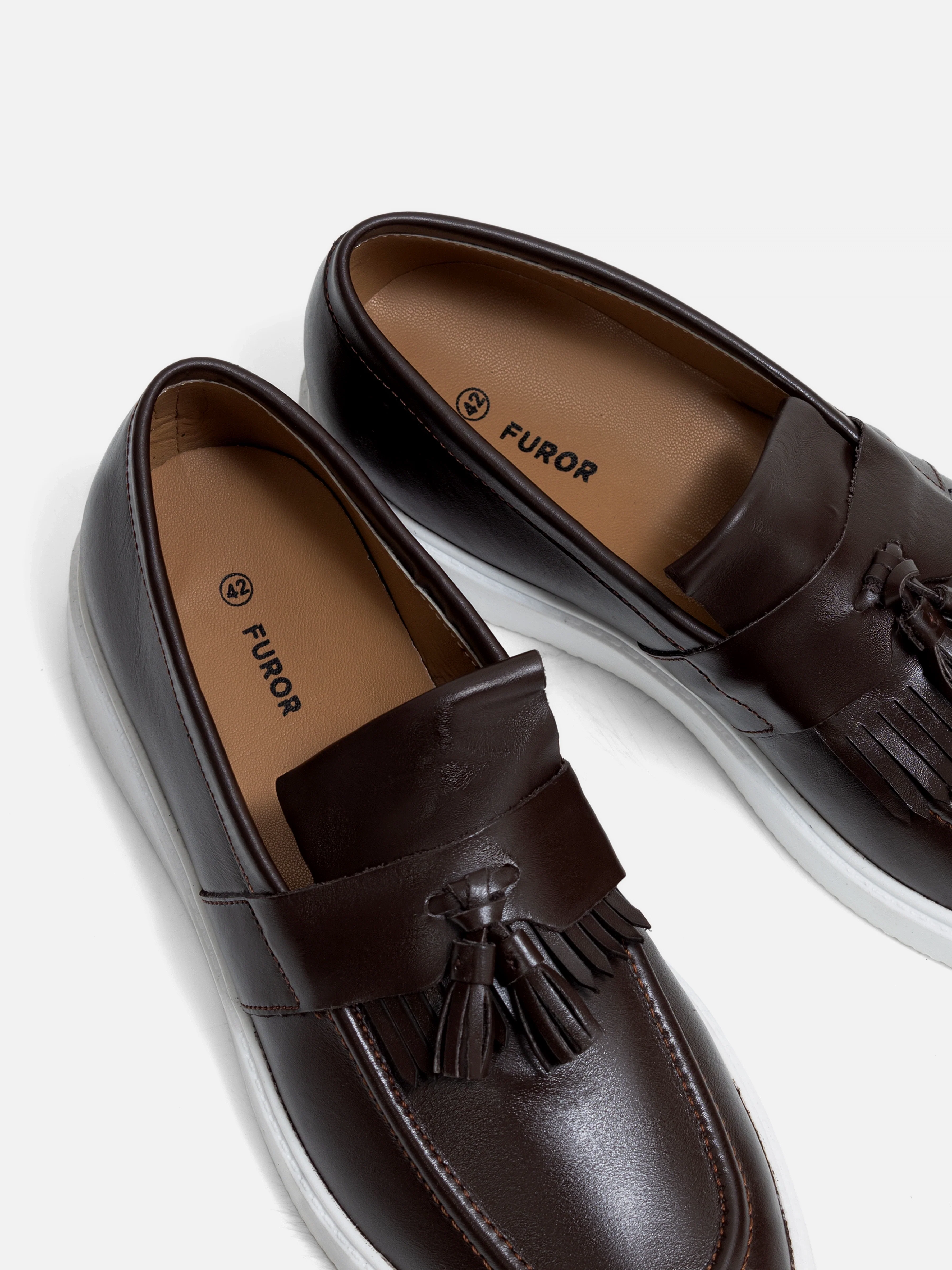 Leather Tassel Loafers - FAMS24-093 - Image 3