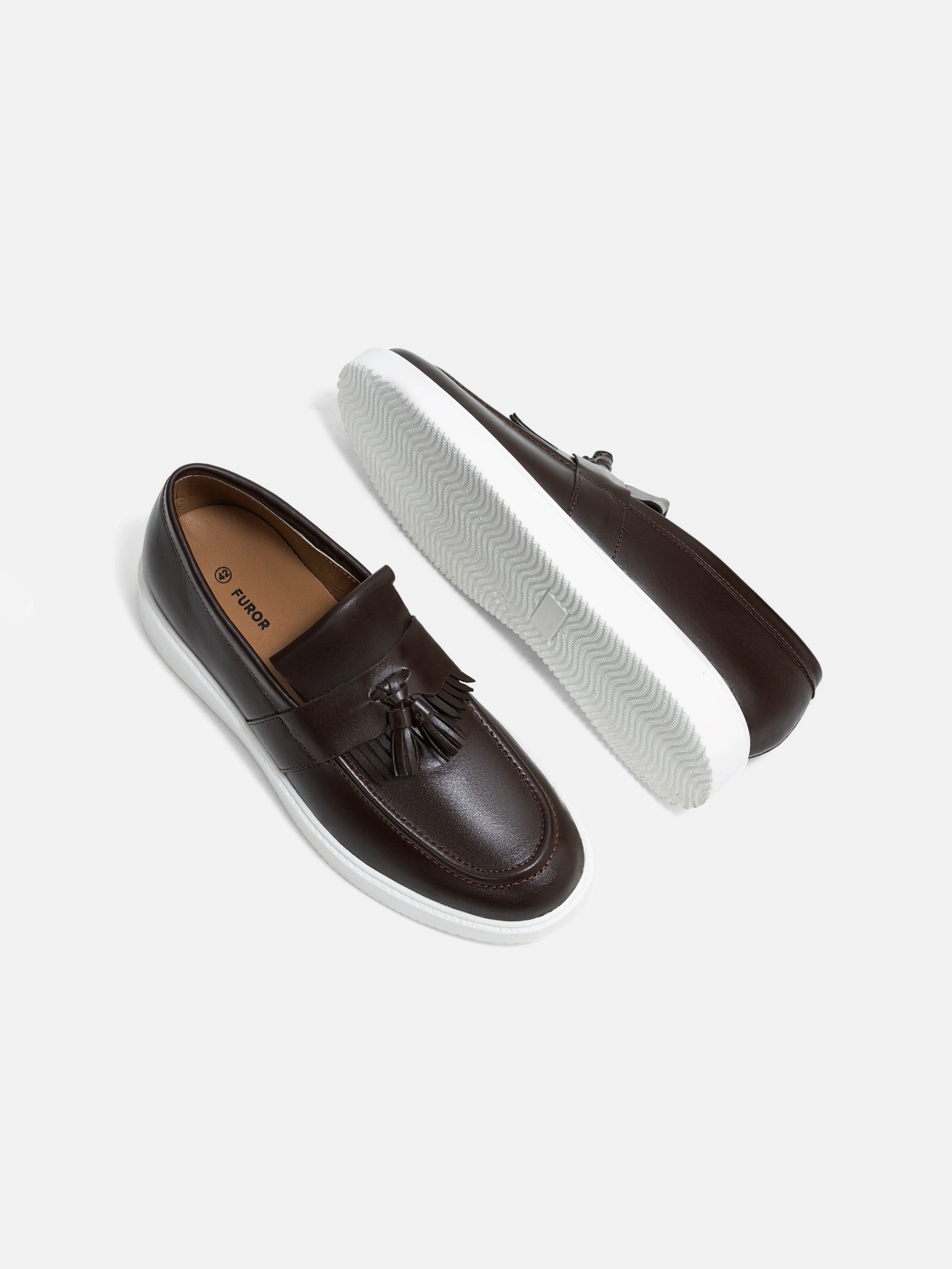 Leather Tassel Loafers - FAMS24-093 - Image 4