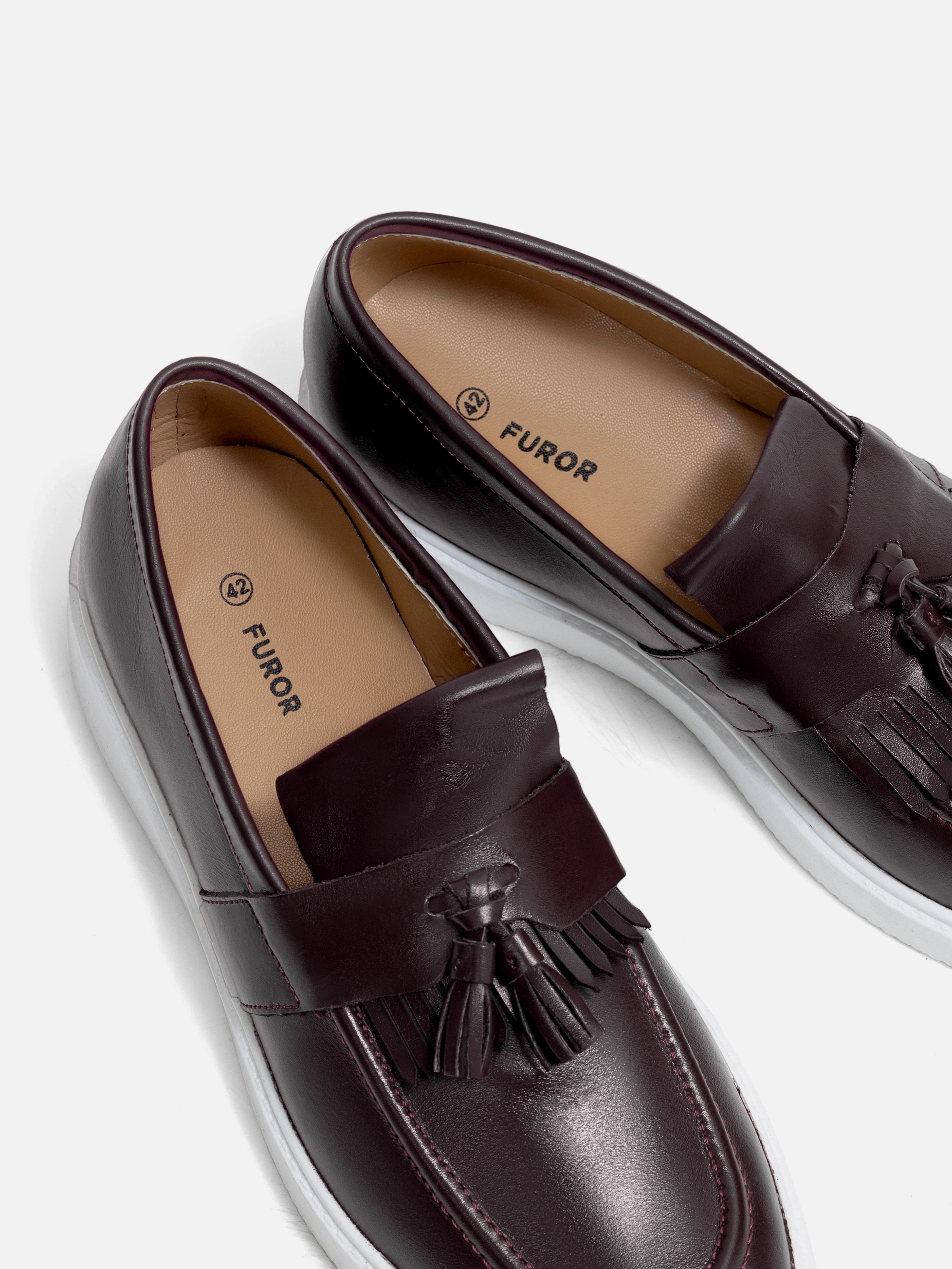 Leather Tassel Loafers - FAMS24-094 - Image 3