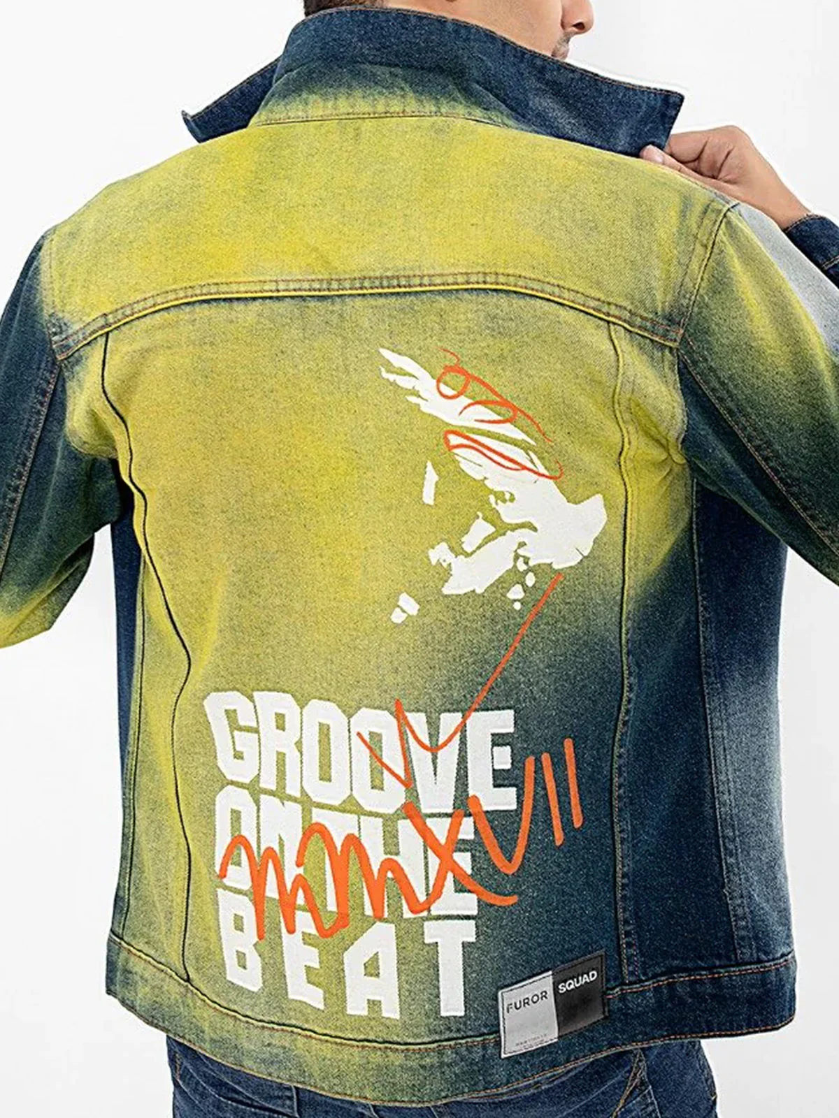 Printed Denim Jacket - FMTJD21-011 - Image 3