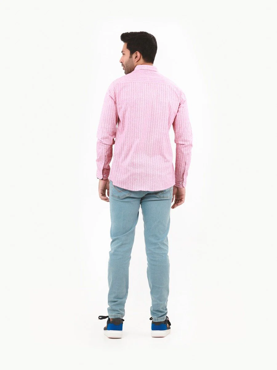 Striped Button Up Shirt - FMTS22-31671 - Image 4