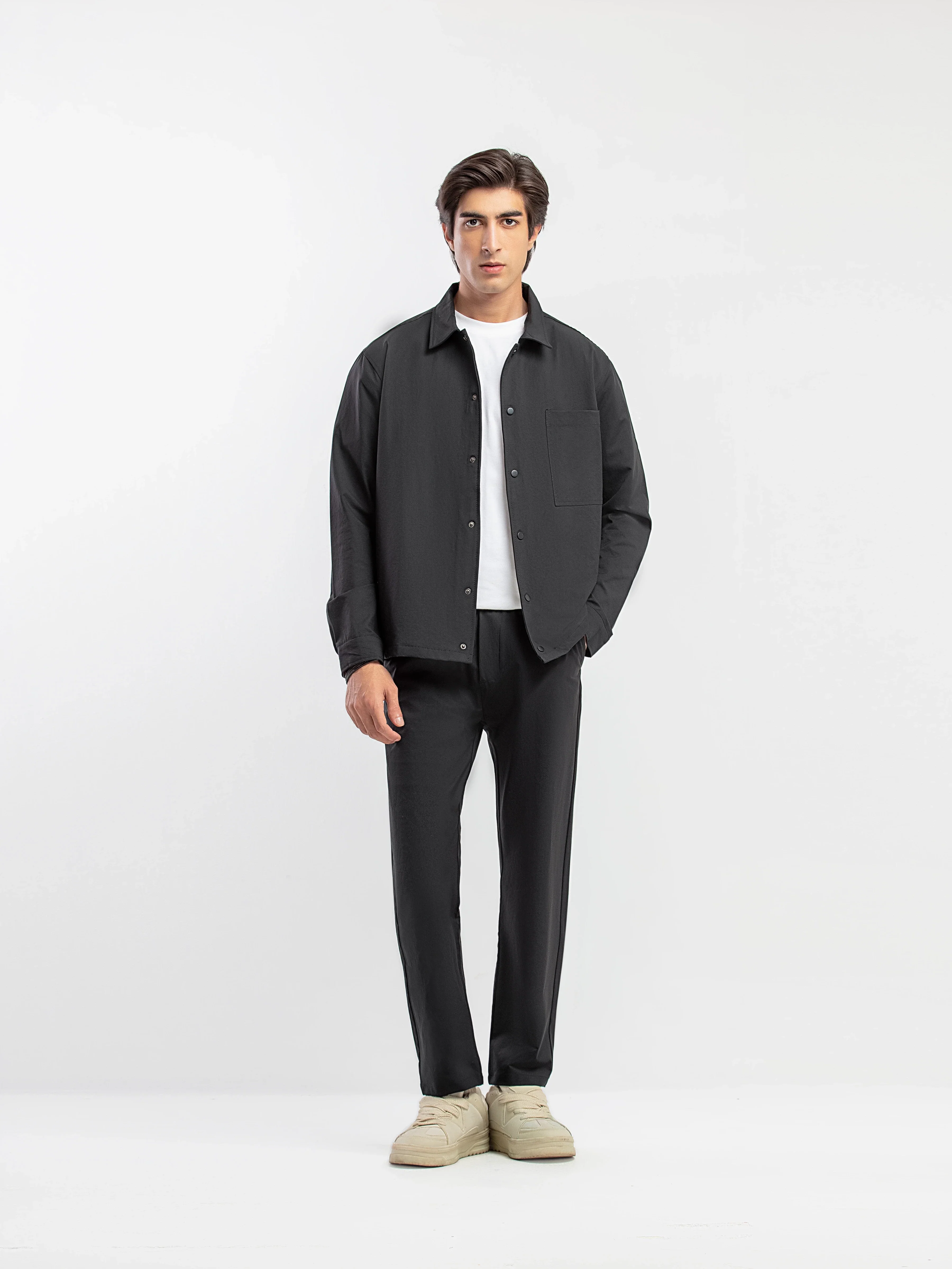 Woven Co-ord Set Overshirt - Image 10