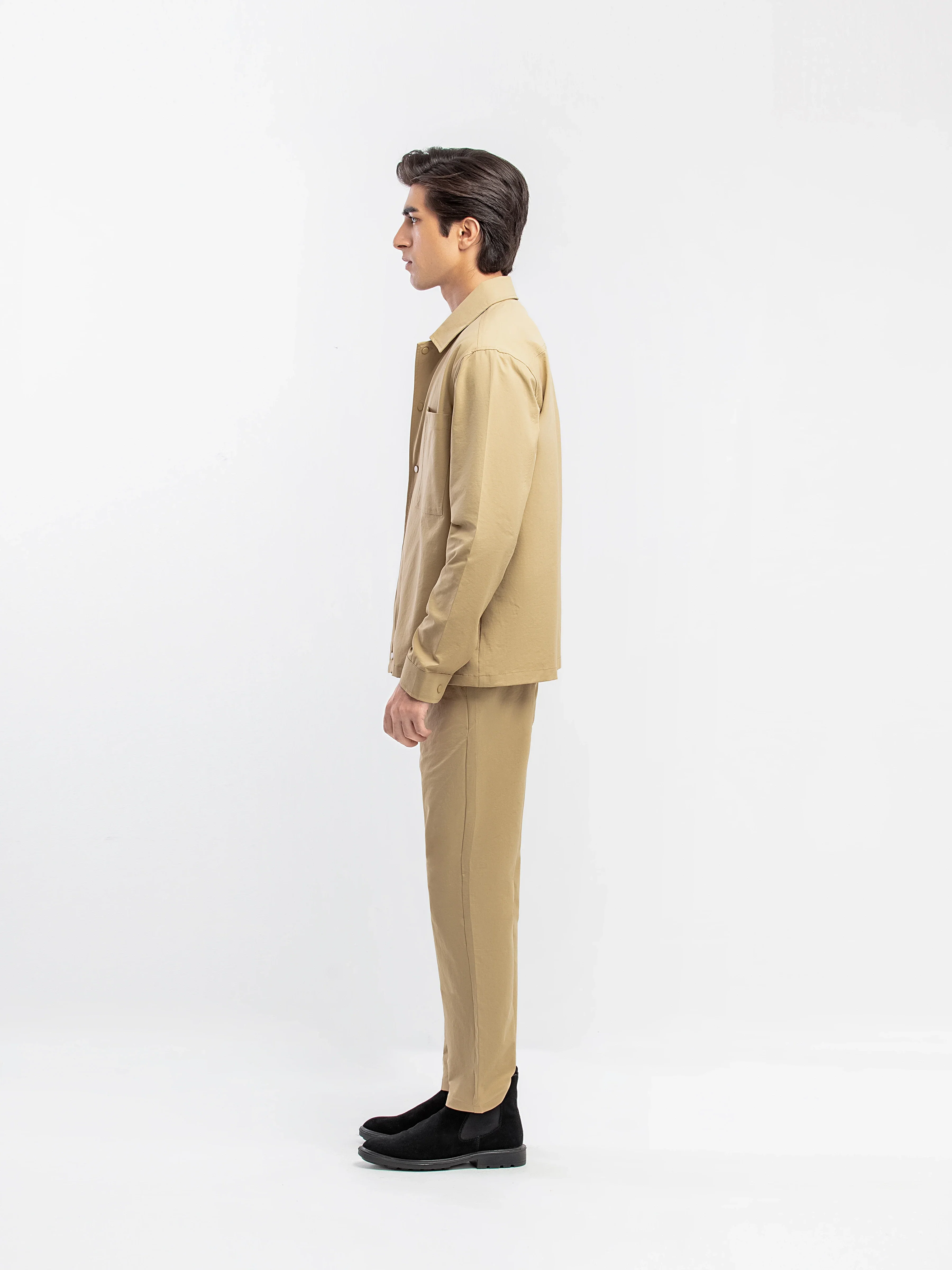Woven Co-ord Set Overshirt - Image 5