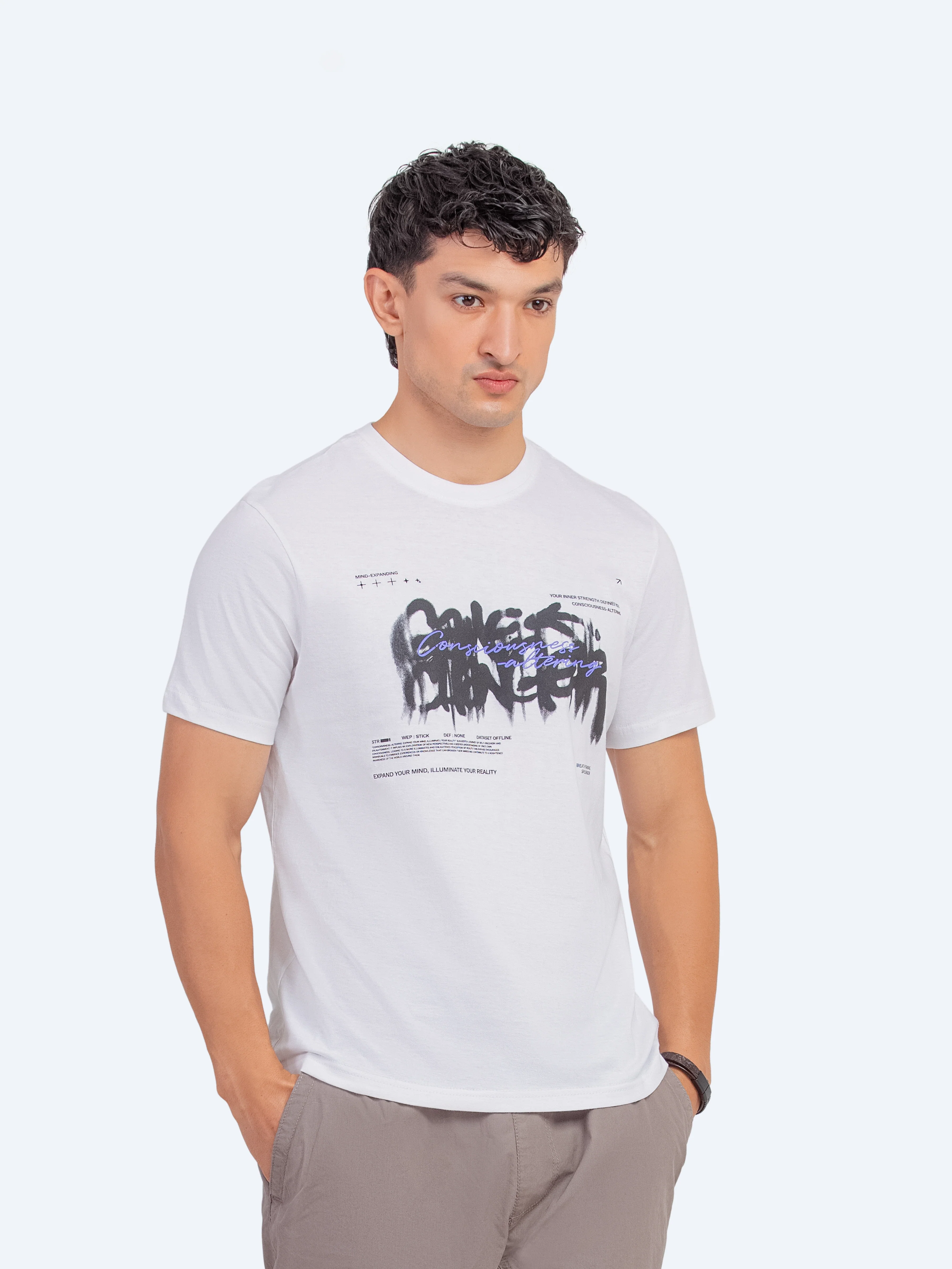 Regular Fit Graphic Tee - FMTGT5-027 - Image 4