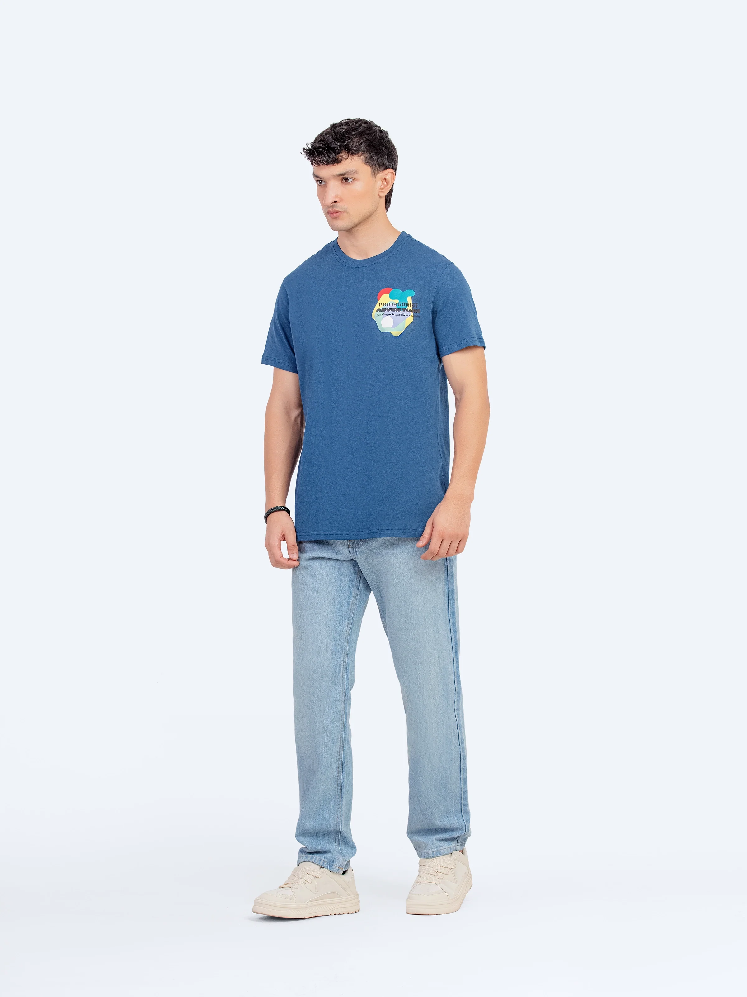 Regular Fit Graphic Tee - FMTGT5-034 - Image 4