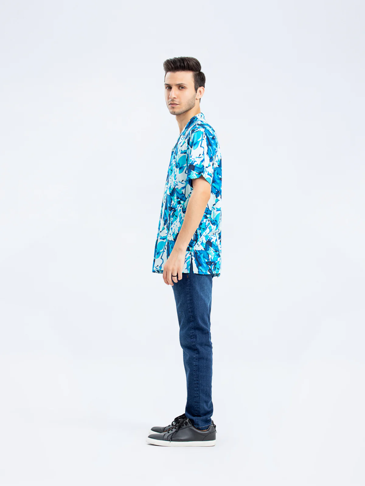 Regular Fit Hawaiian Shirt - FMTS23-32051 - Image 3