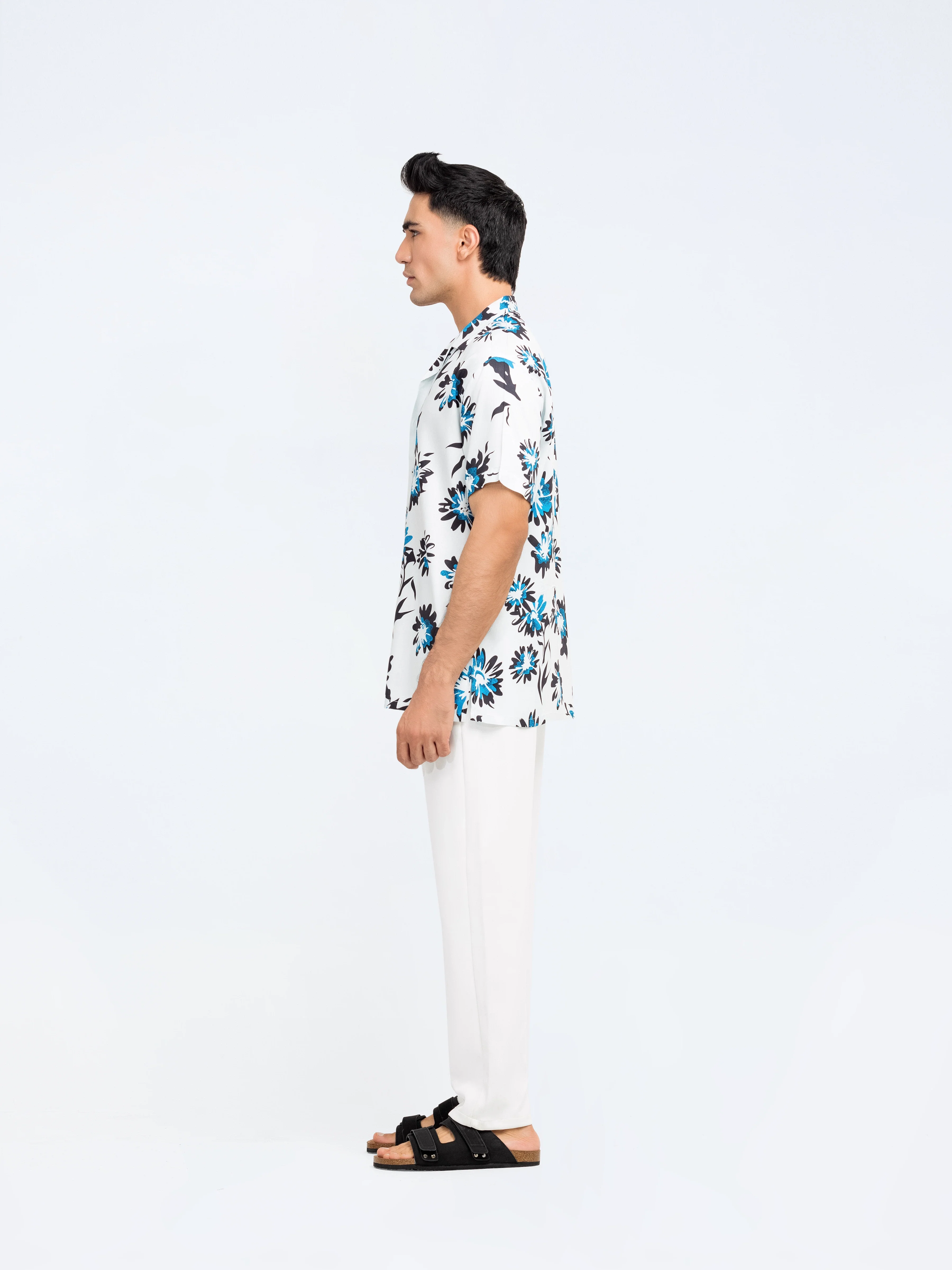 Smart Fit Hawaiian Shirt - FMTS24-32160 - Image 5