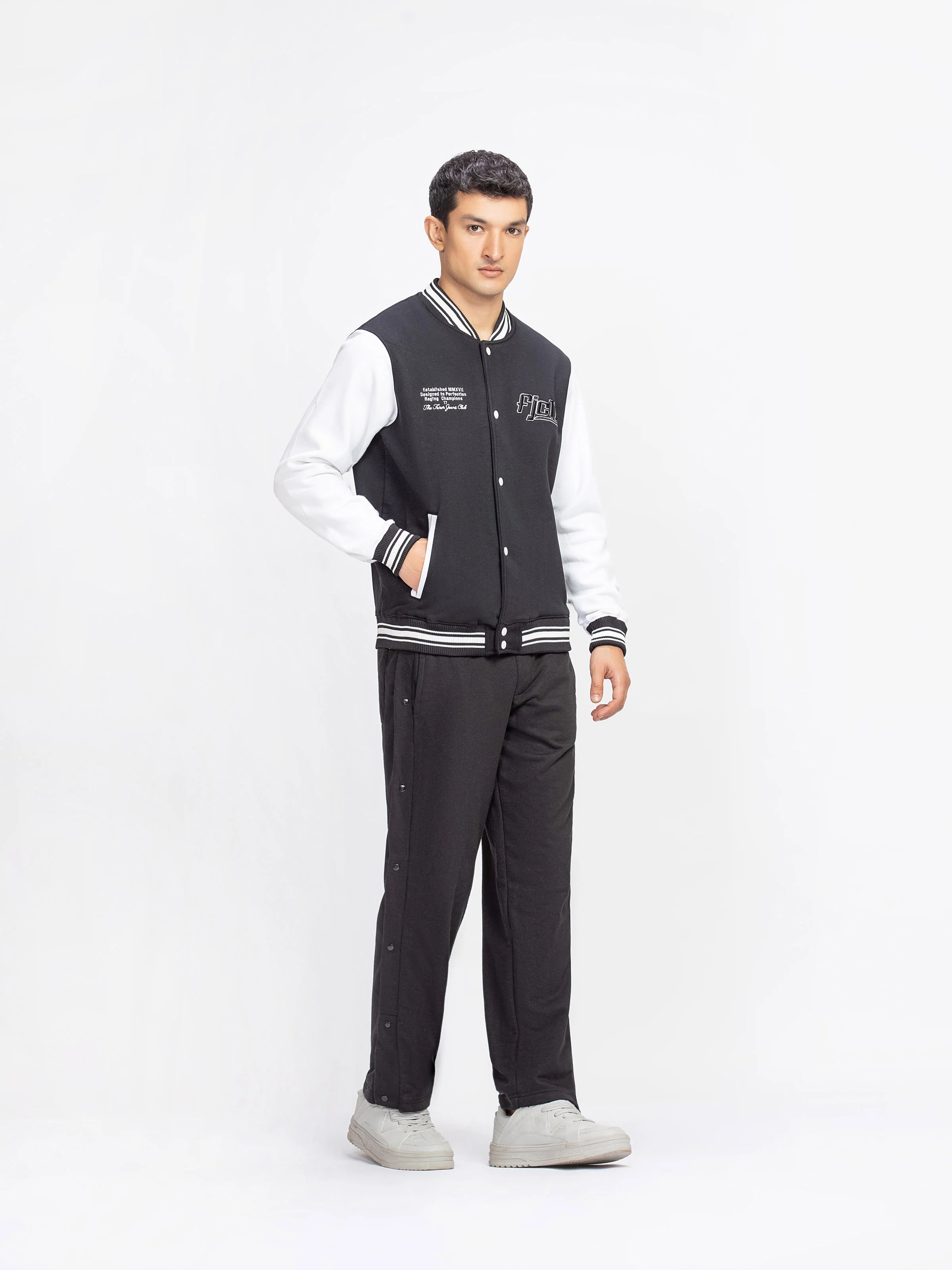 Knitted Varsity Jacket - FMTJK23-004 - Image 3