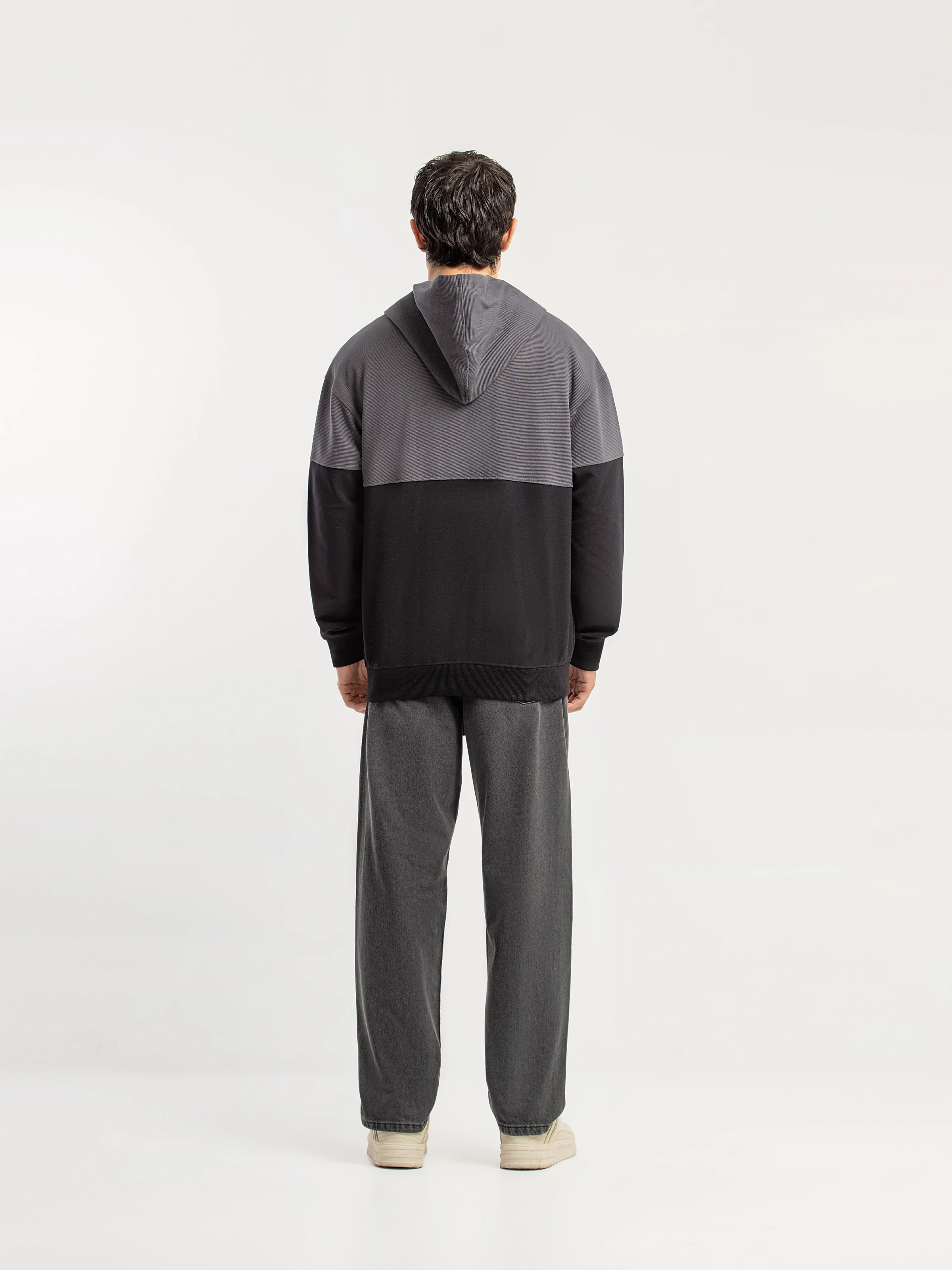 Cut & Sew Pullover Hoodie - FMTH5-012 - Image 5