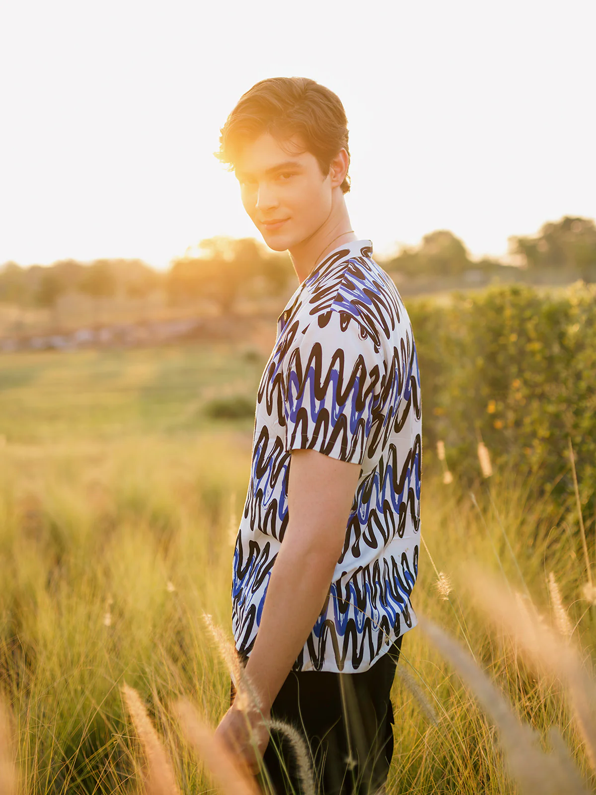 Regular Hawaiian Shirt - FMTS24-32071 - Image 5