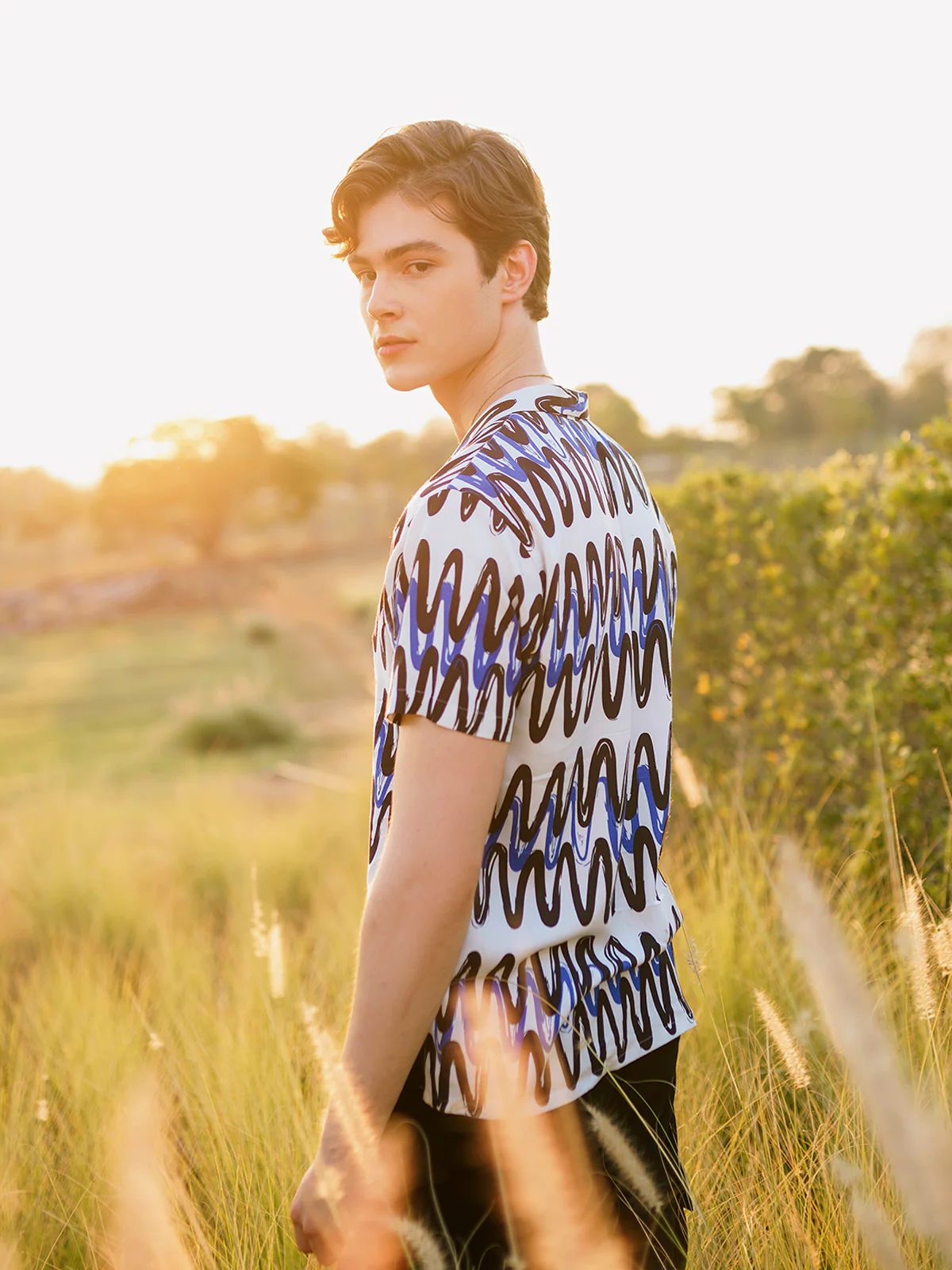 Regular Hawaiian Shirt - FMTS24-32071 - Image 6