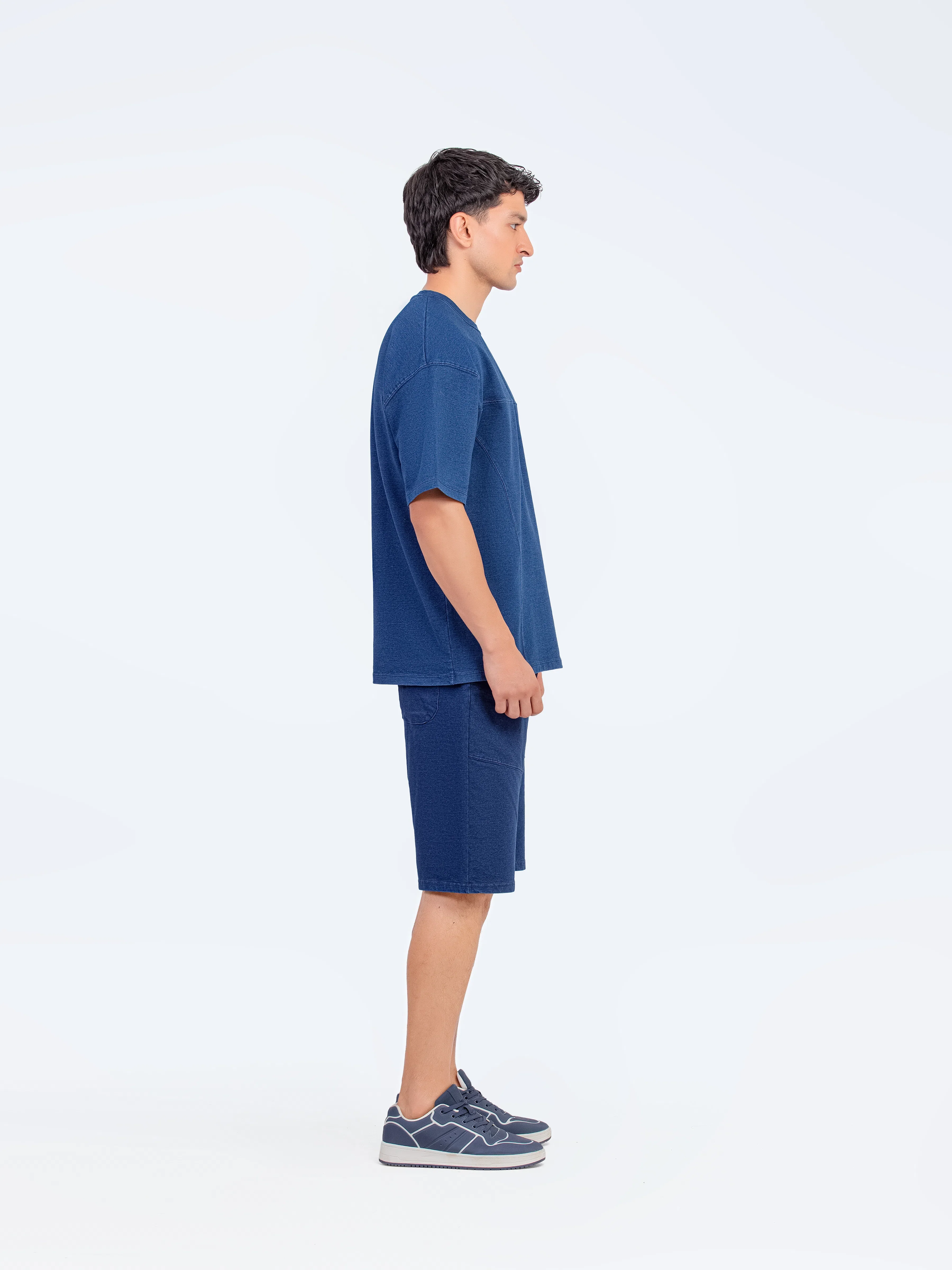 Relaxed Fit Co-ord Set Tee - FMTTS5-001 - Image 4