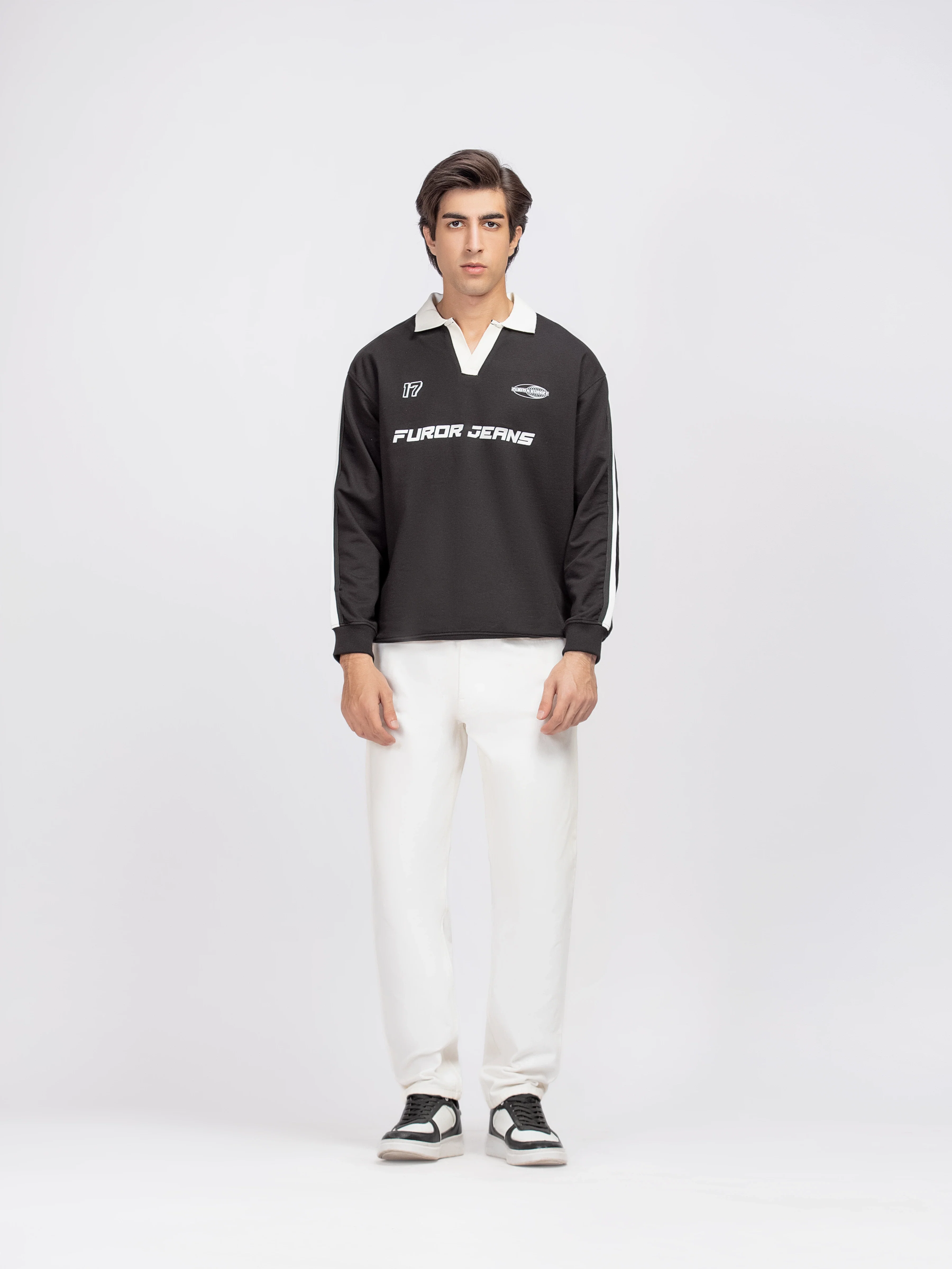 Rugby Fleece Sweatshirt - FMTSS5-029 - Image 5