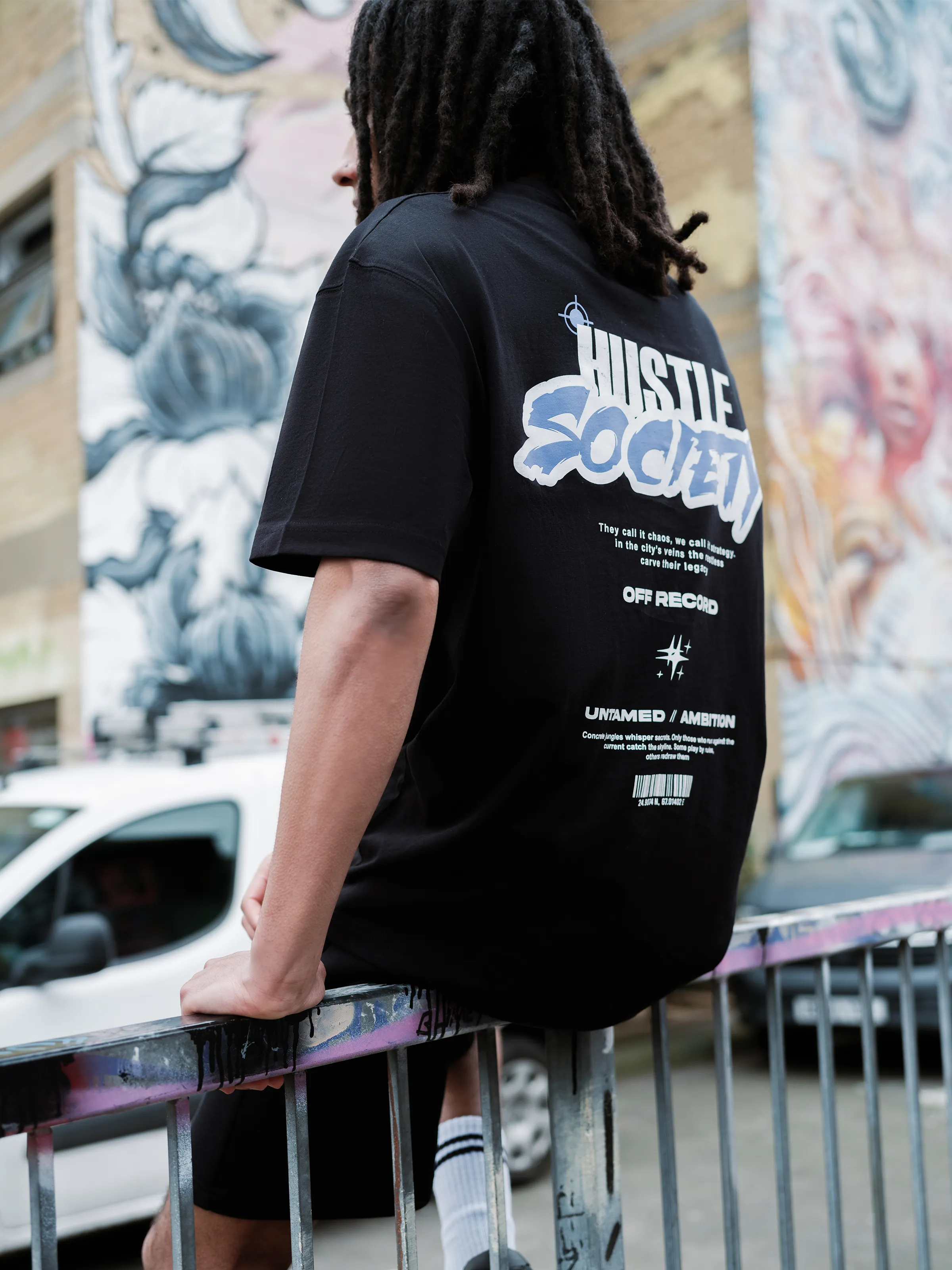 Hustle Society Graphic Tee - FMTGT6-259 - Image 4
