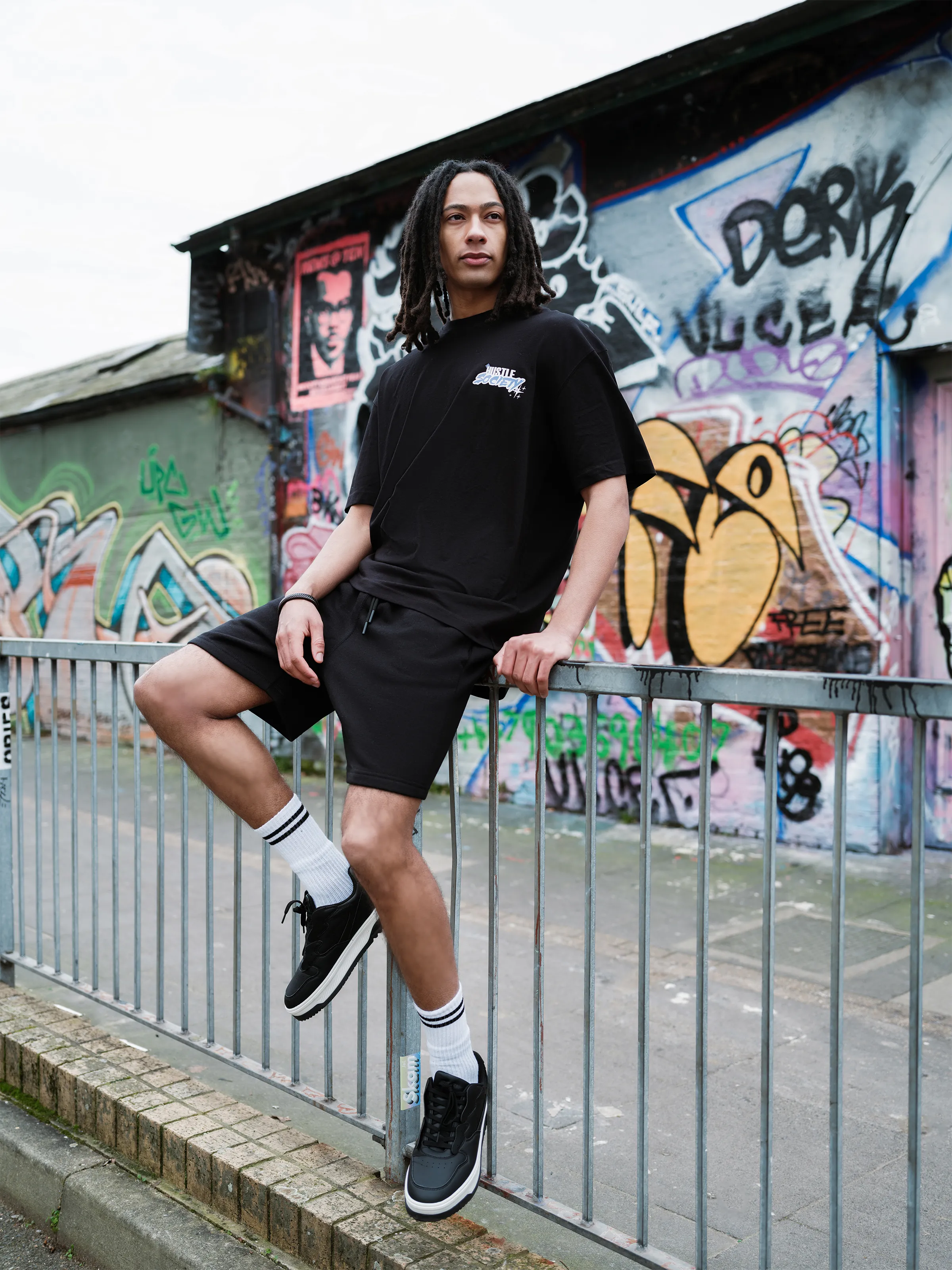 Hustle Society Graphic Tee - FMTGT6-259 - Image 5