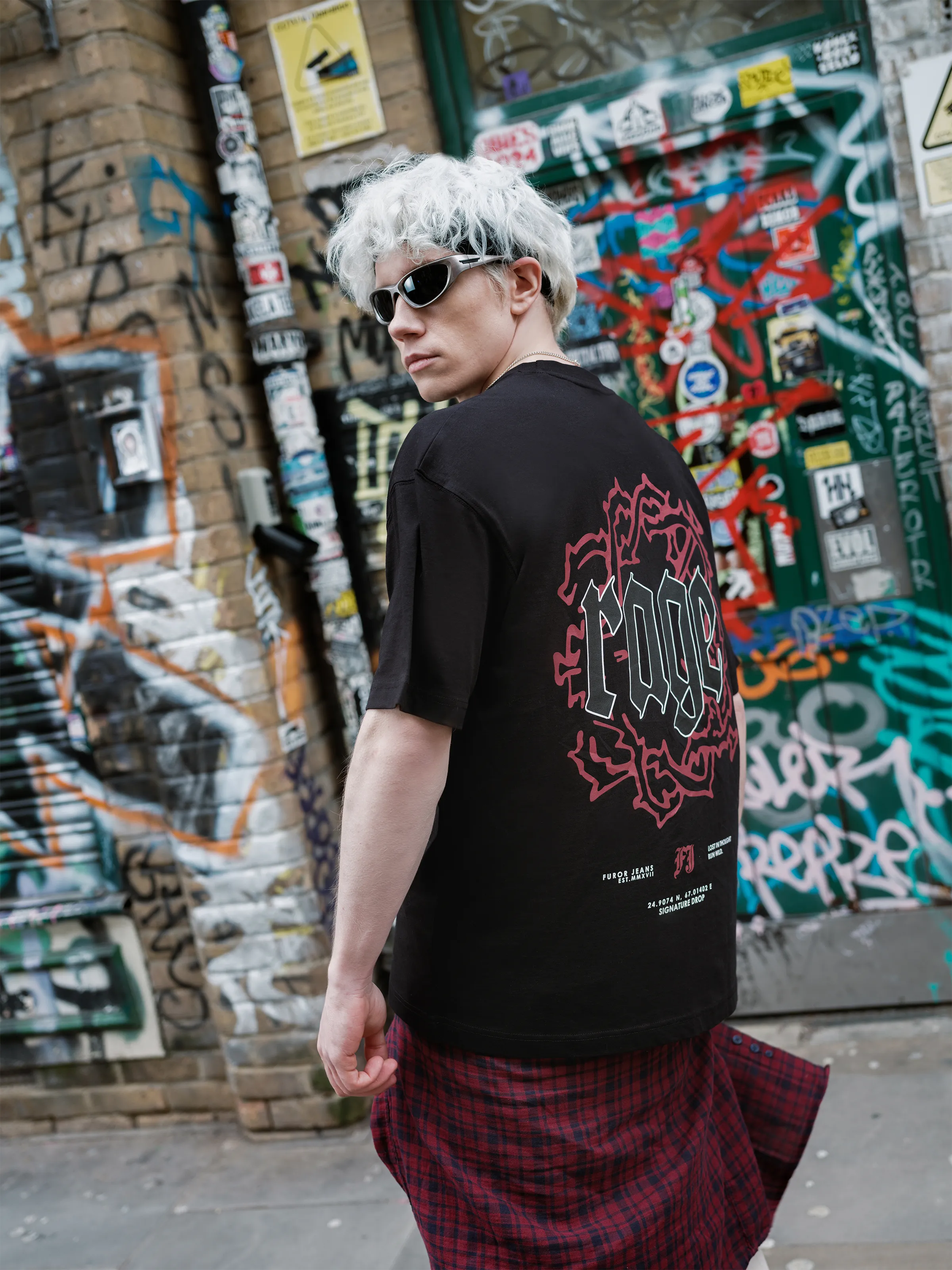 Rage Graphic Tee - FMTGT6-261 - Image 5