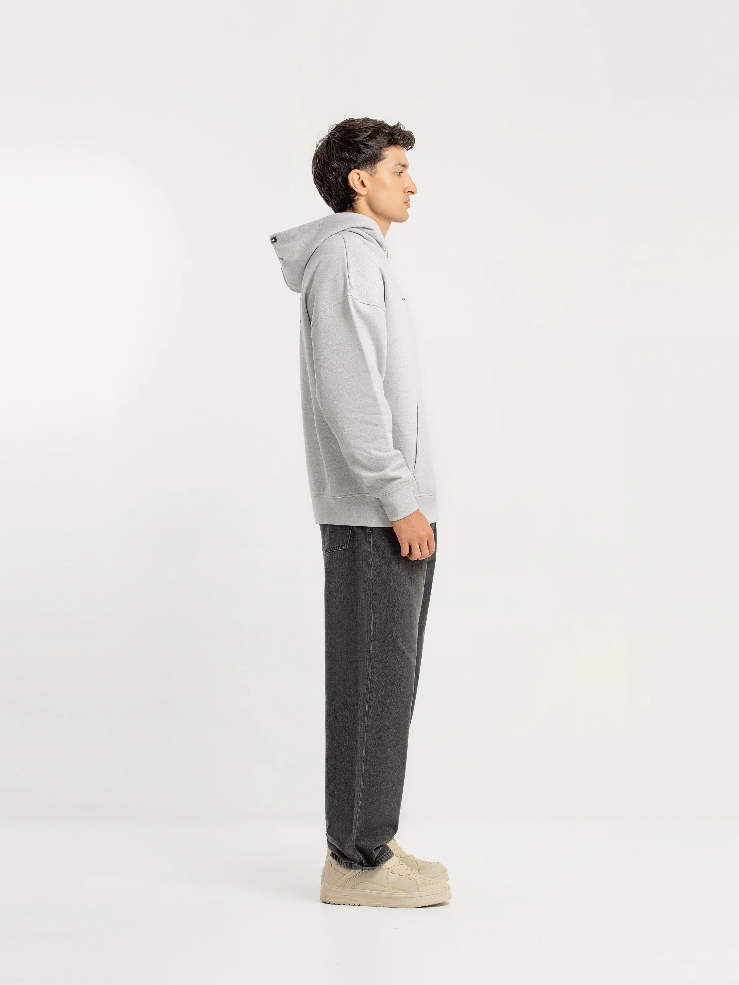 Relaxed Fit Pullover Hoodie - FMTH5-020 - Image 4