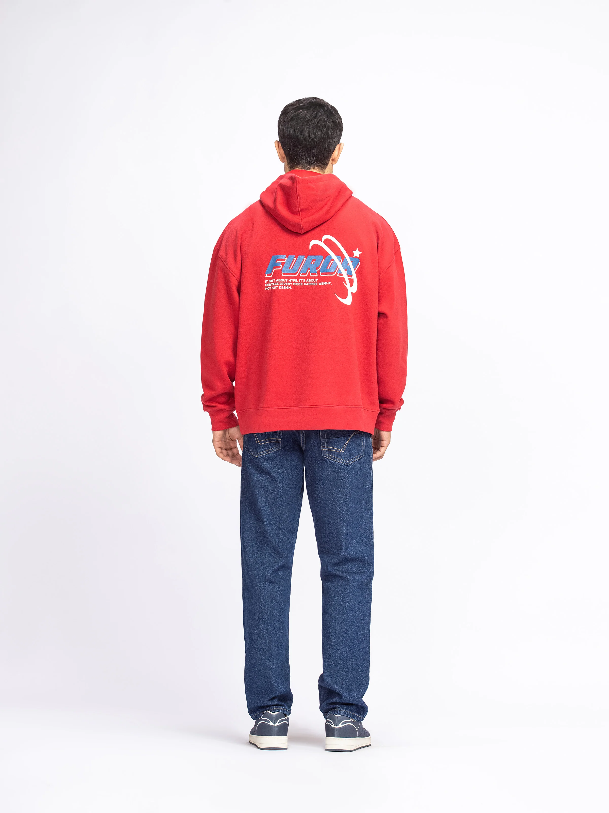Relaxed Fit Pullover Hoodie - FMTH5-021 - Image 5