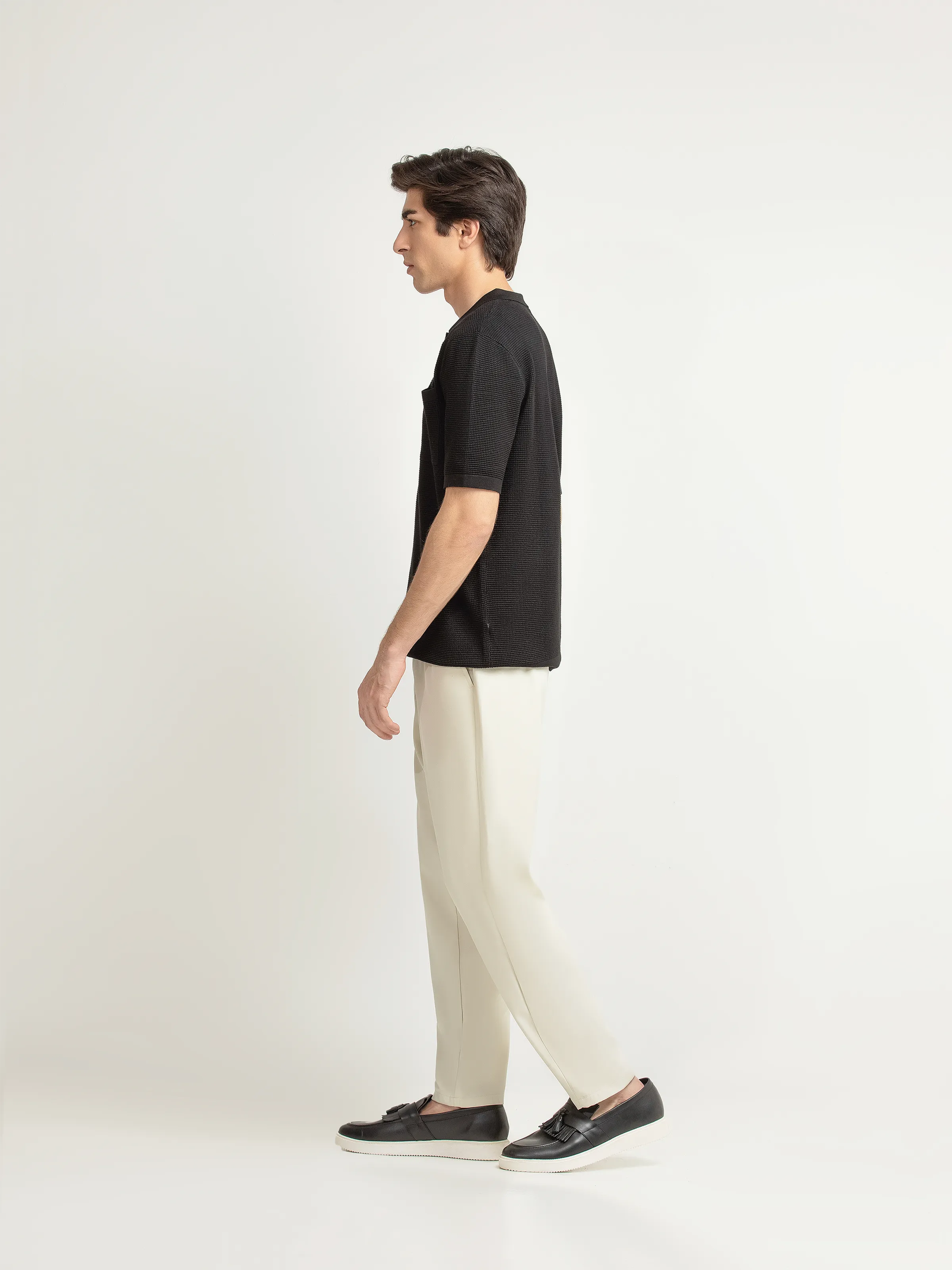 Textured Knit Polo - FMTCP6-252 - Image 4