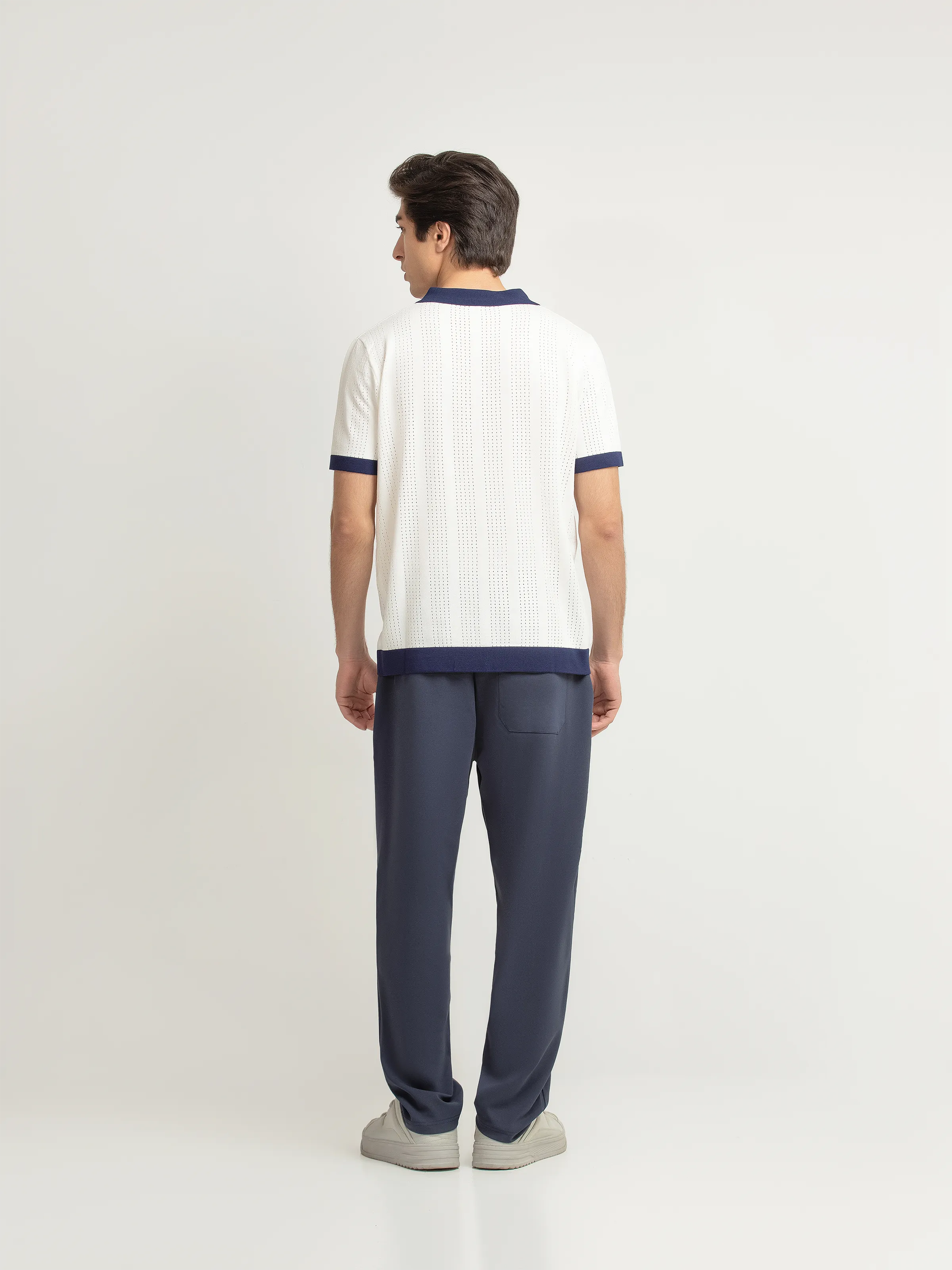 Textured Knit Polo - FMTCP6-258 - Image 6