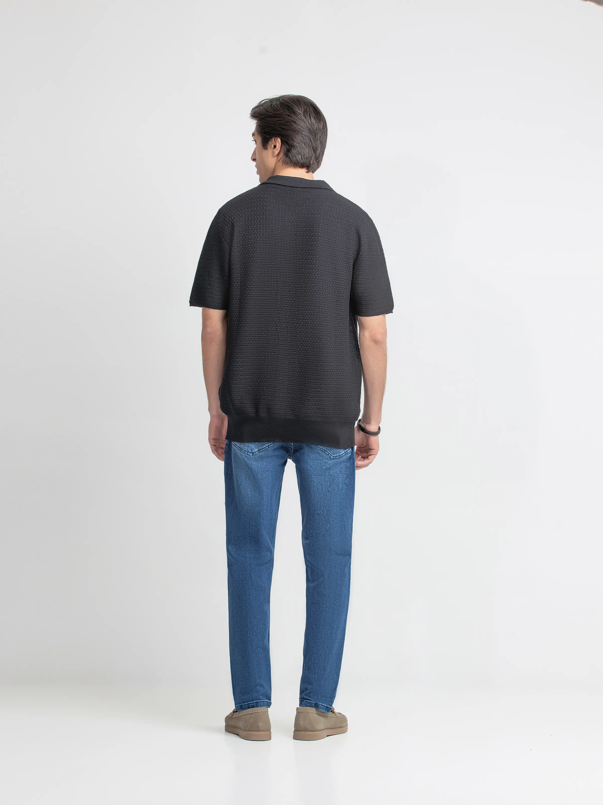 Textured Knit Shirt - FMTS6-32319 - Image 5