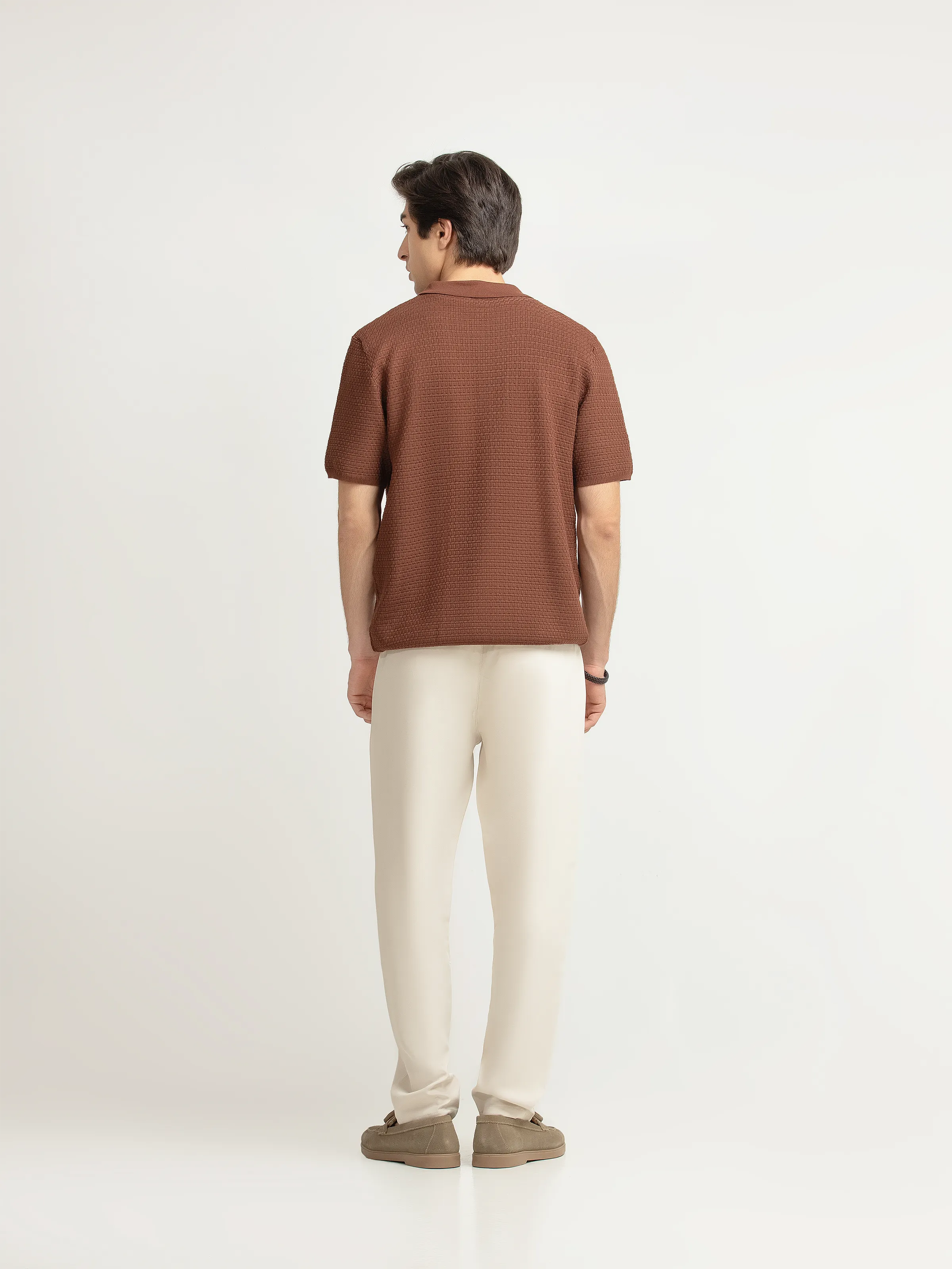 Textured Knit Shirt - FMTS6-32320 - Image 5