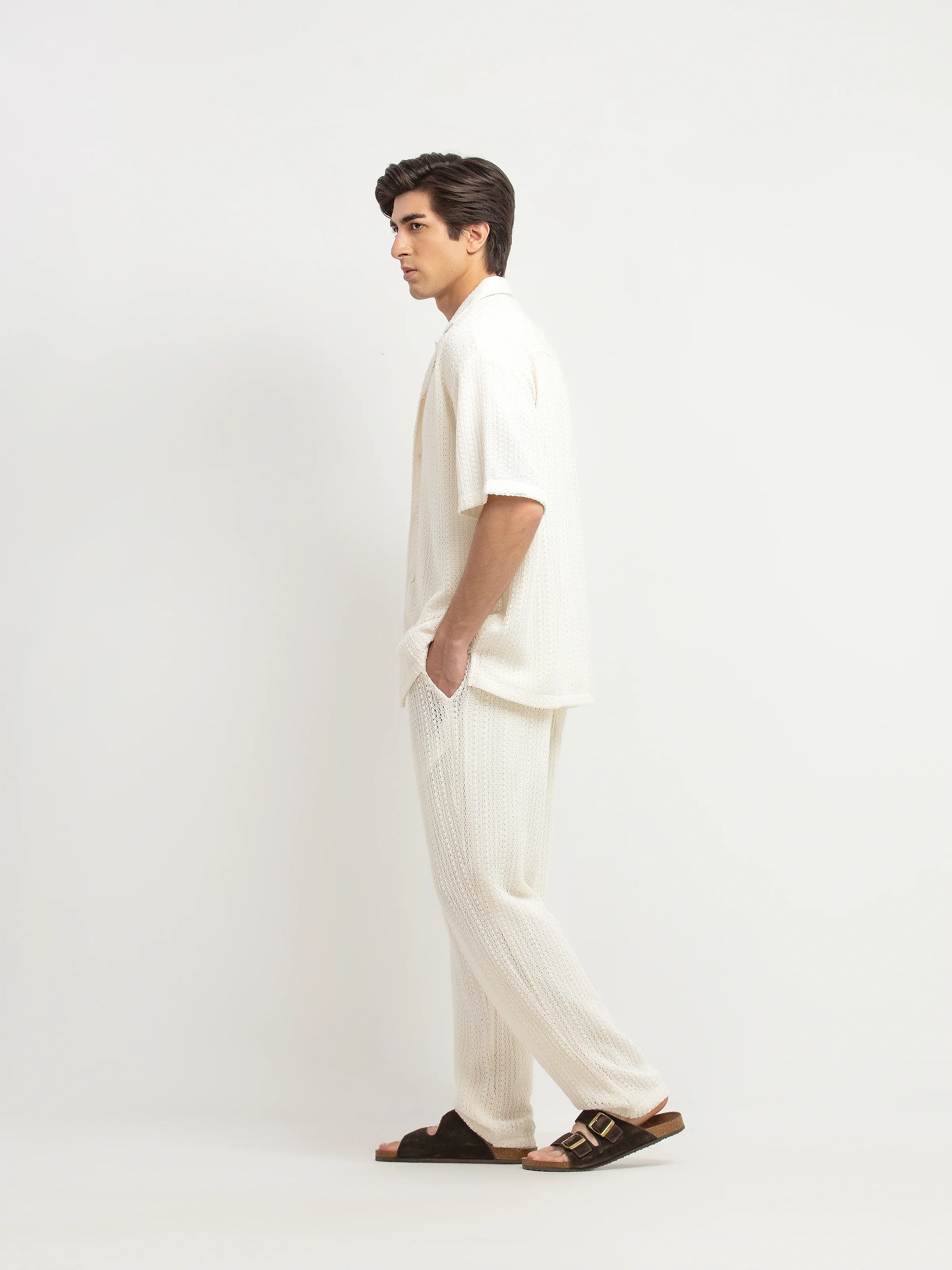 Crochet Co-ord Set Shirt - FMTCS6-105 - Image 5