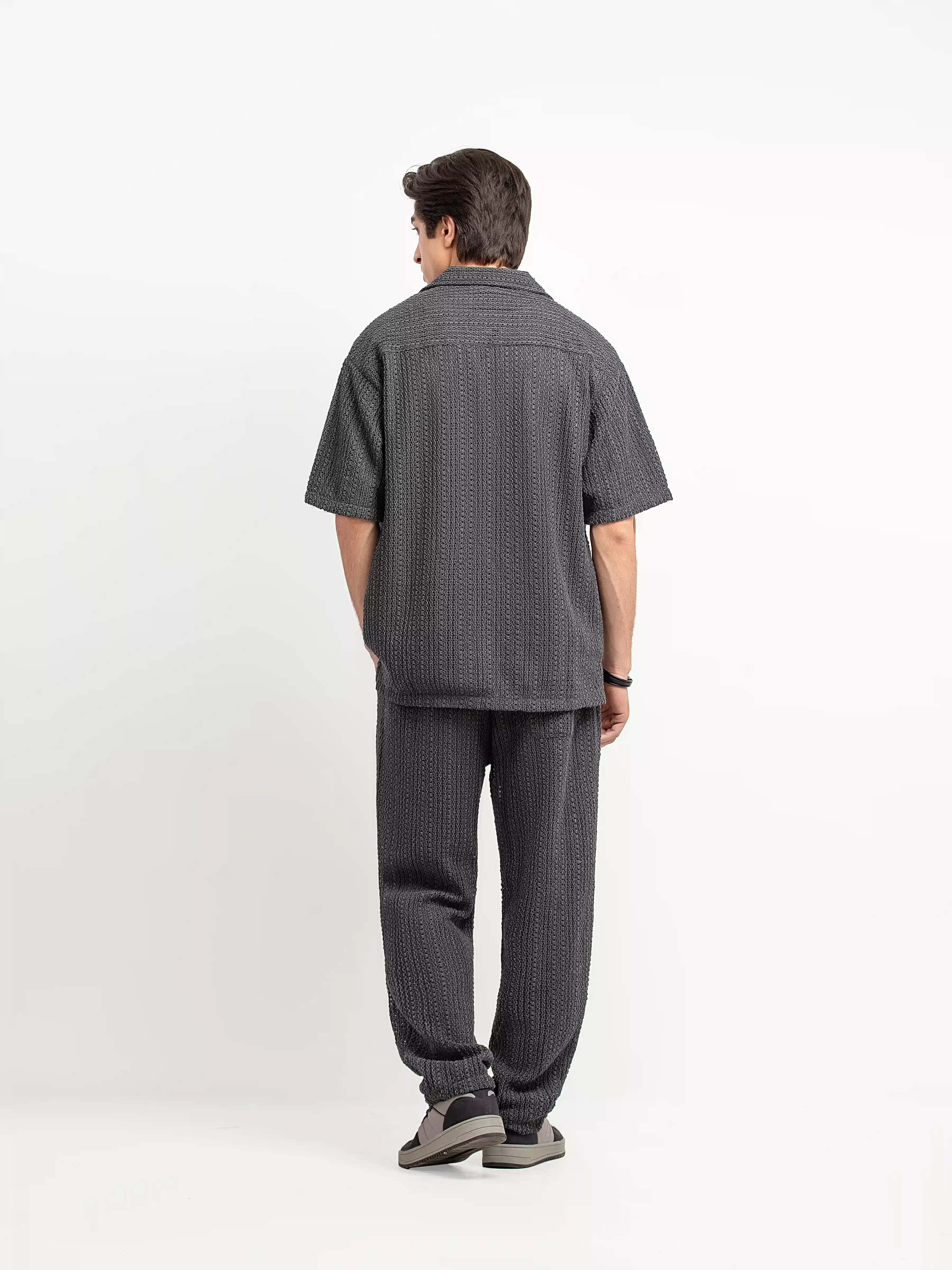 Crochet Co-ord Set Shirt - FMTCS6-106 - Image 6