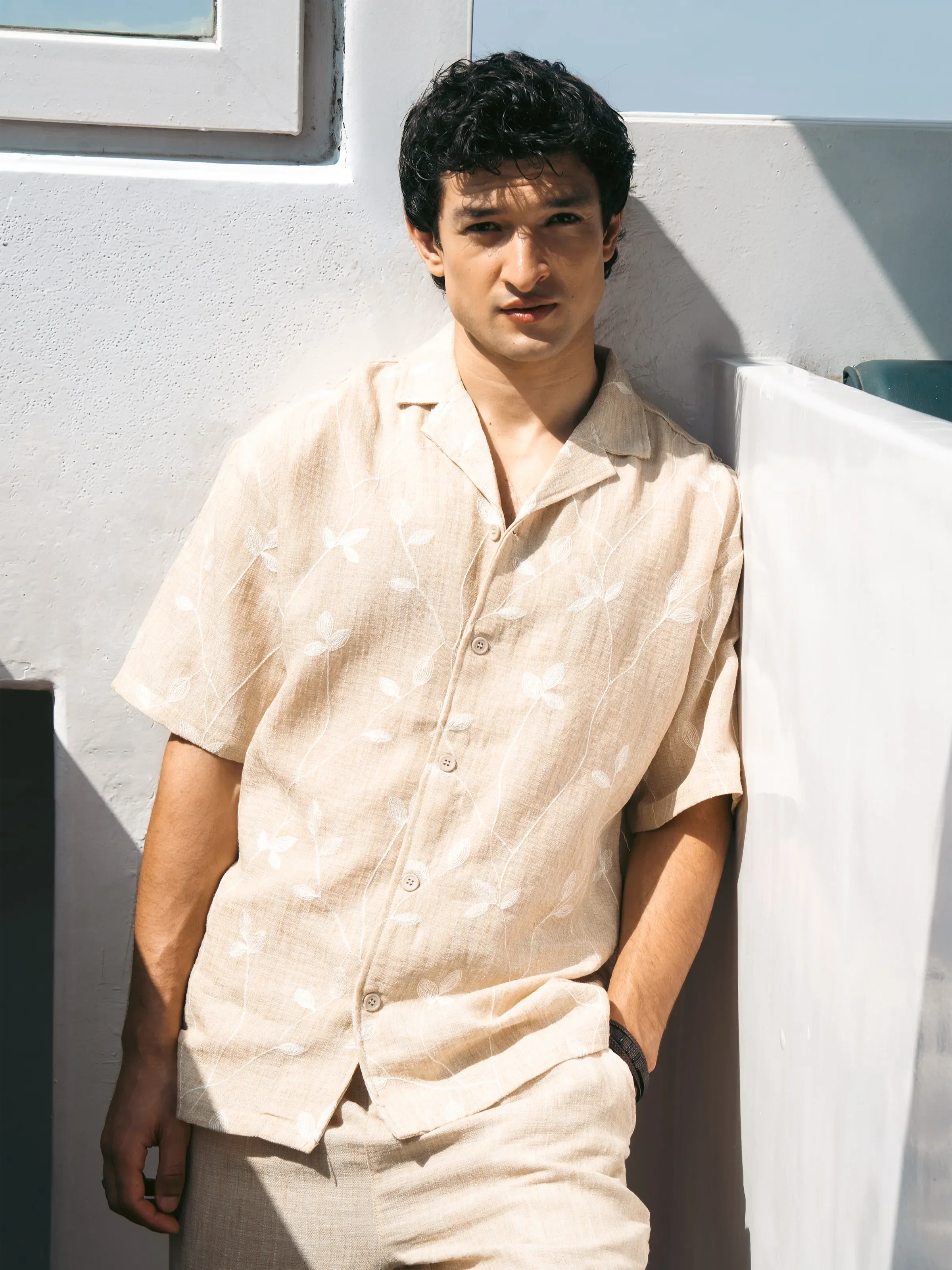 Textured Co-ord Set Shirt - FMTCS6-114 - Image 4