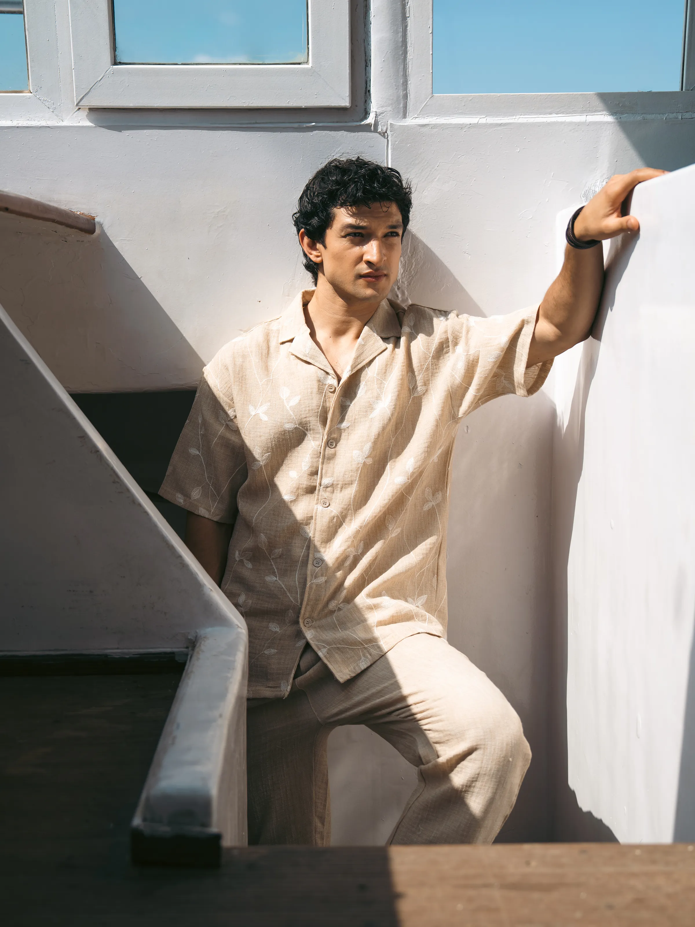 Textured Co-ord Set Shirt - FMTCS6-114 - Image 5